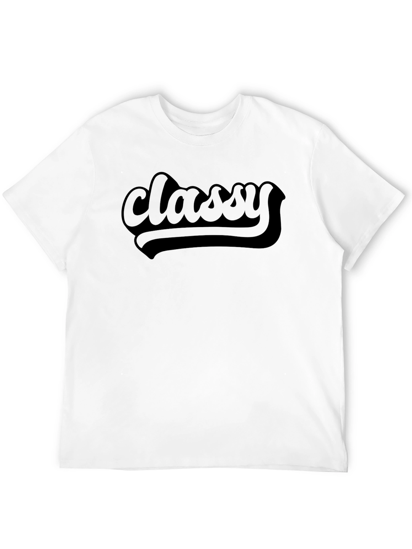 Classy Black Crew Neck T-Shirt