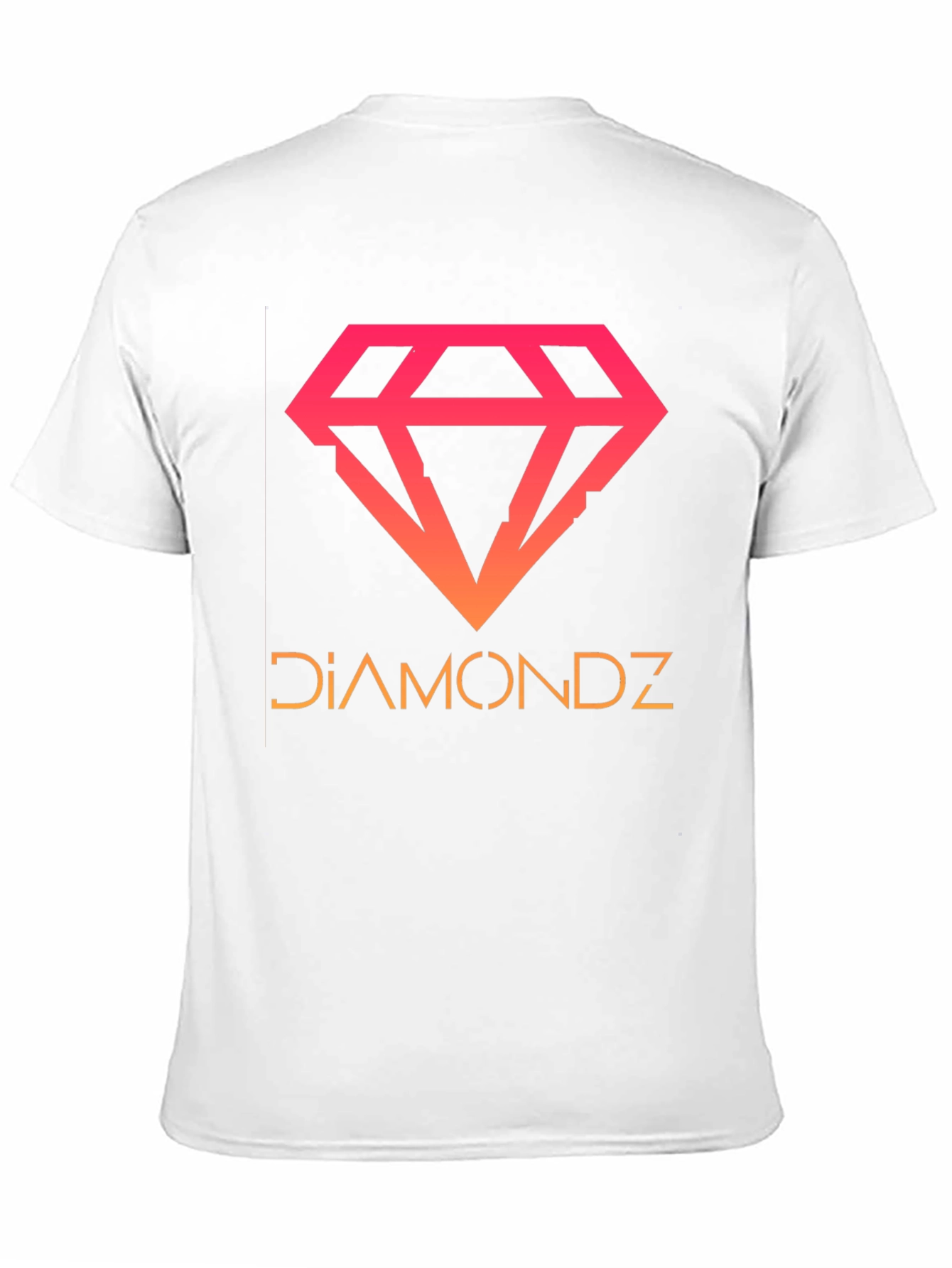Diamondz Graphic Tee - Gradient Design Casual Wear