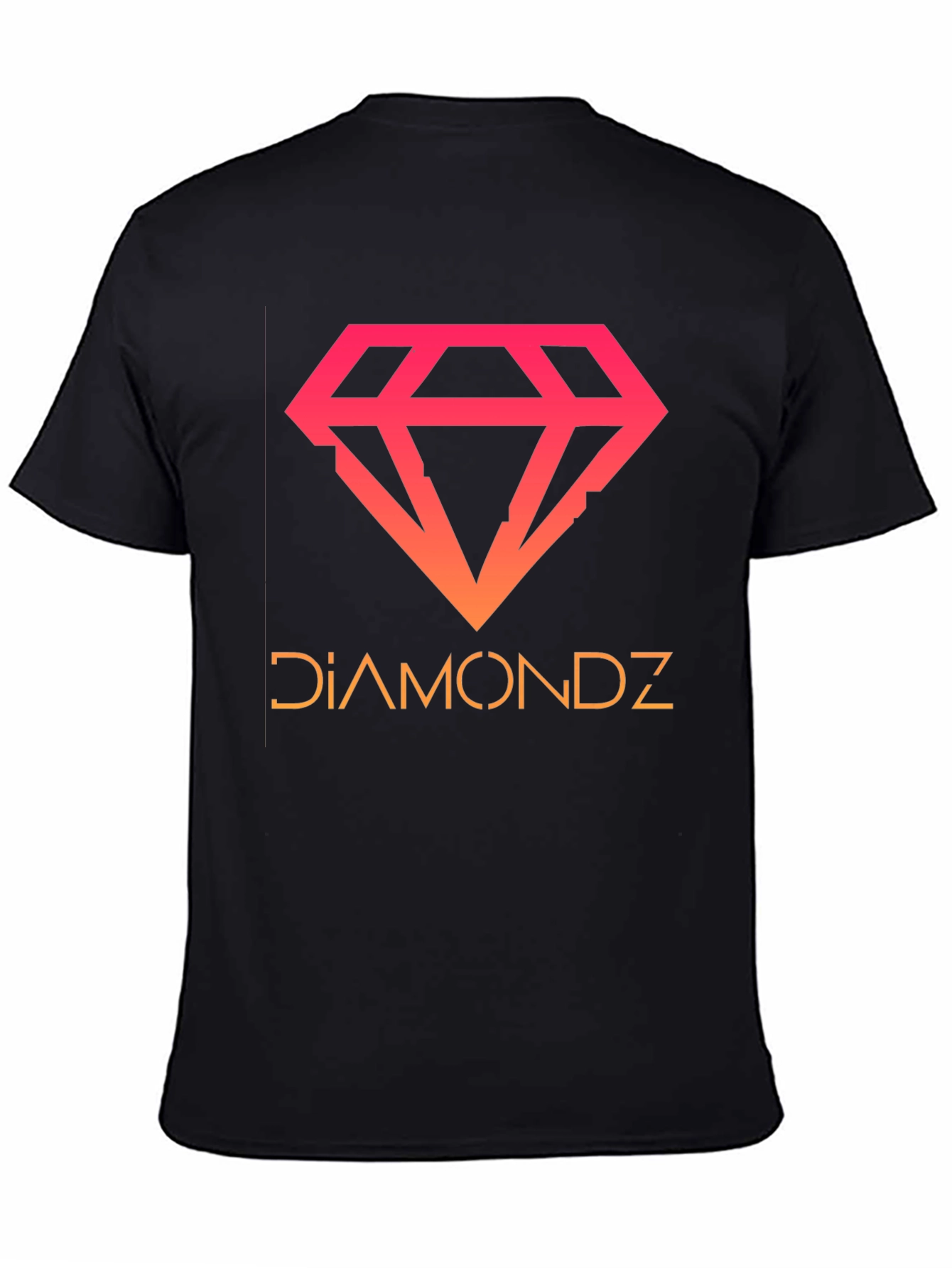 Diamondz Graphic Tee - Gradient Design Casual Wear