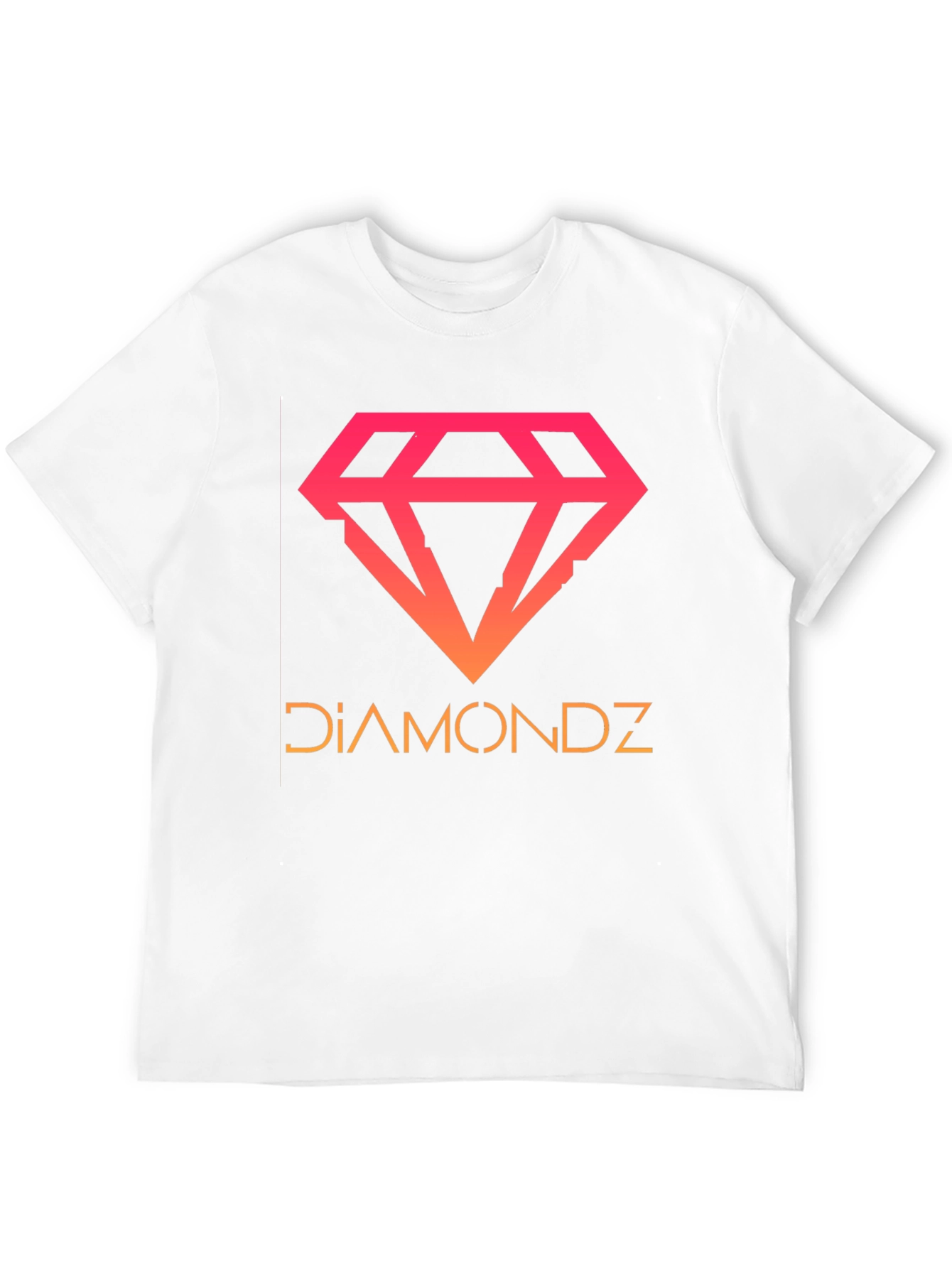 Diamondz Graphic Tee - Gradient Design Casual Wear
