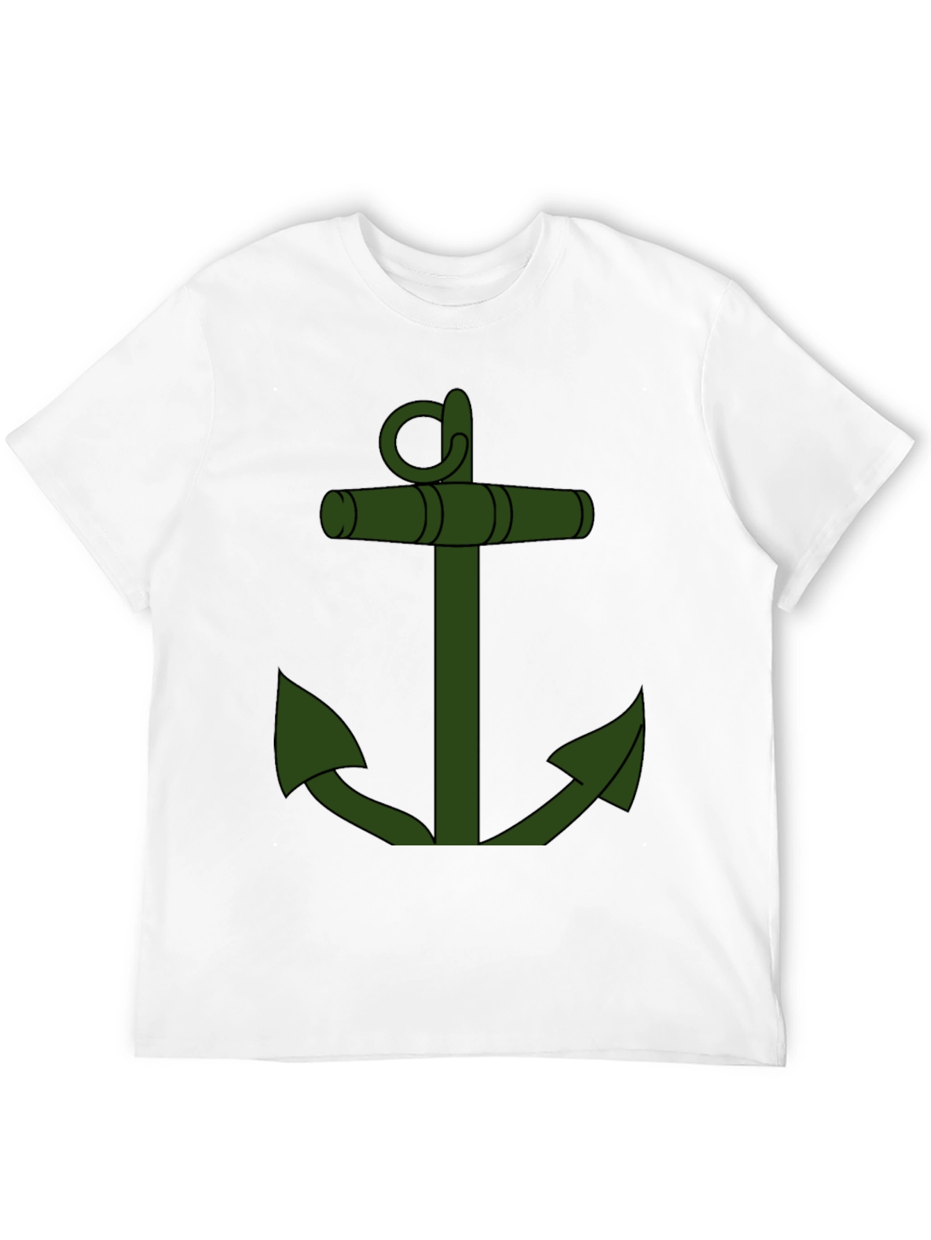 Anchor Graphic Tee - Classic Nautical Style