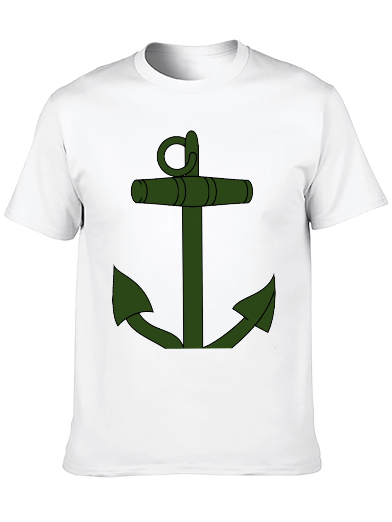 Anchor Graphic Tee - Classic Nautical Style