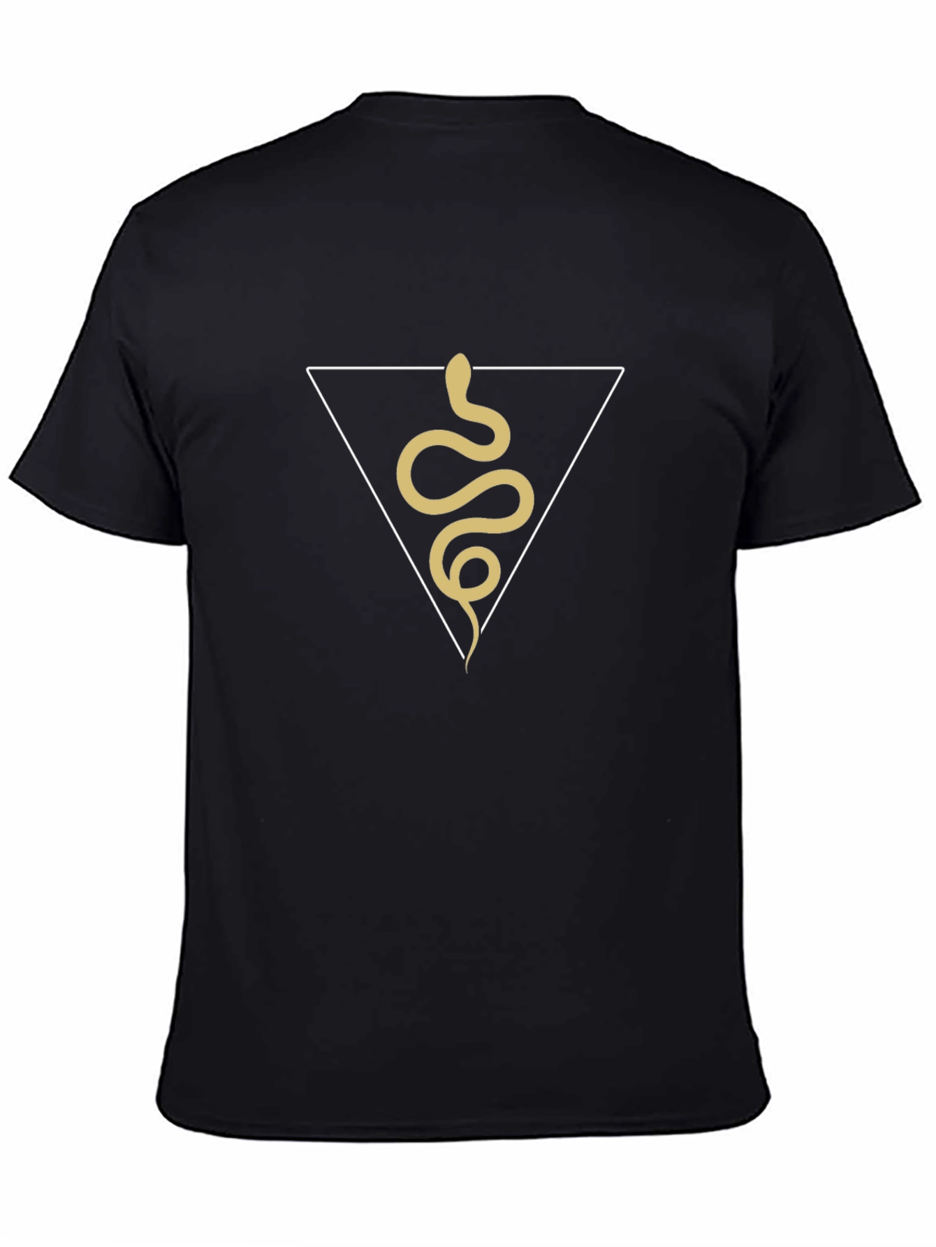 Black Snake Triangle Graphic Tee