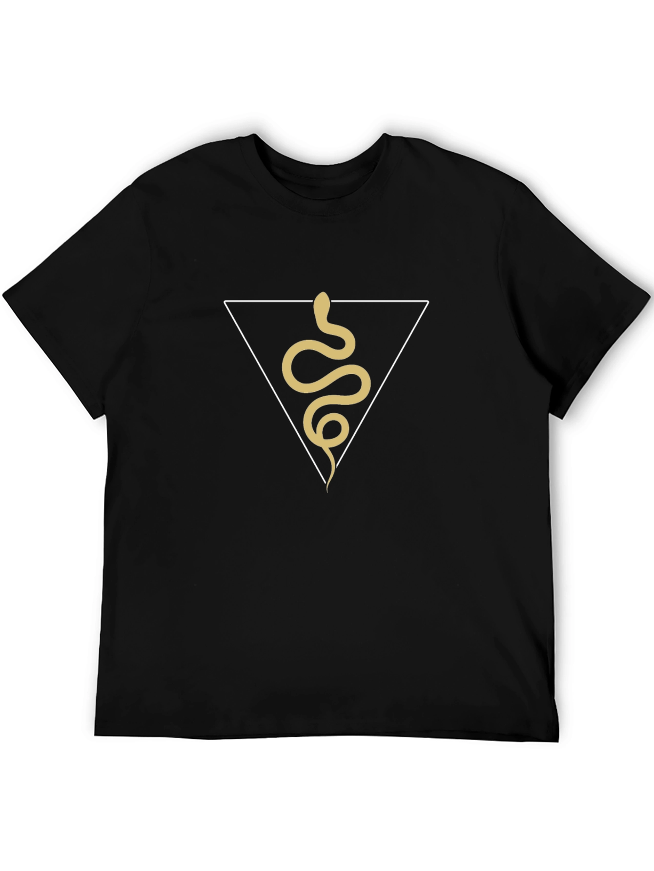Black Snake Triangle Graphic Tee