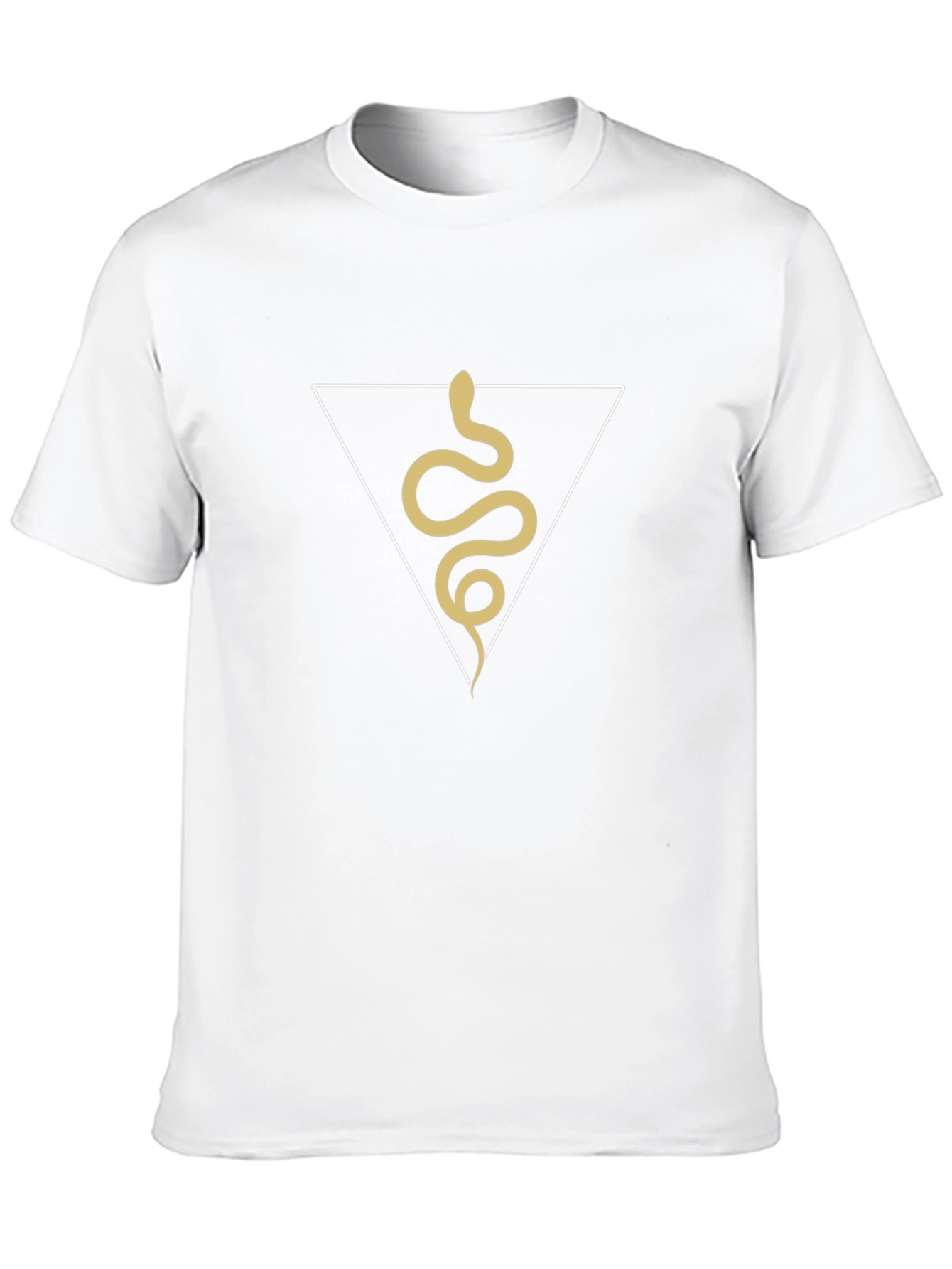 Black Snake Triangle Graphic Tee