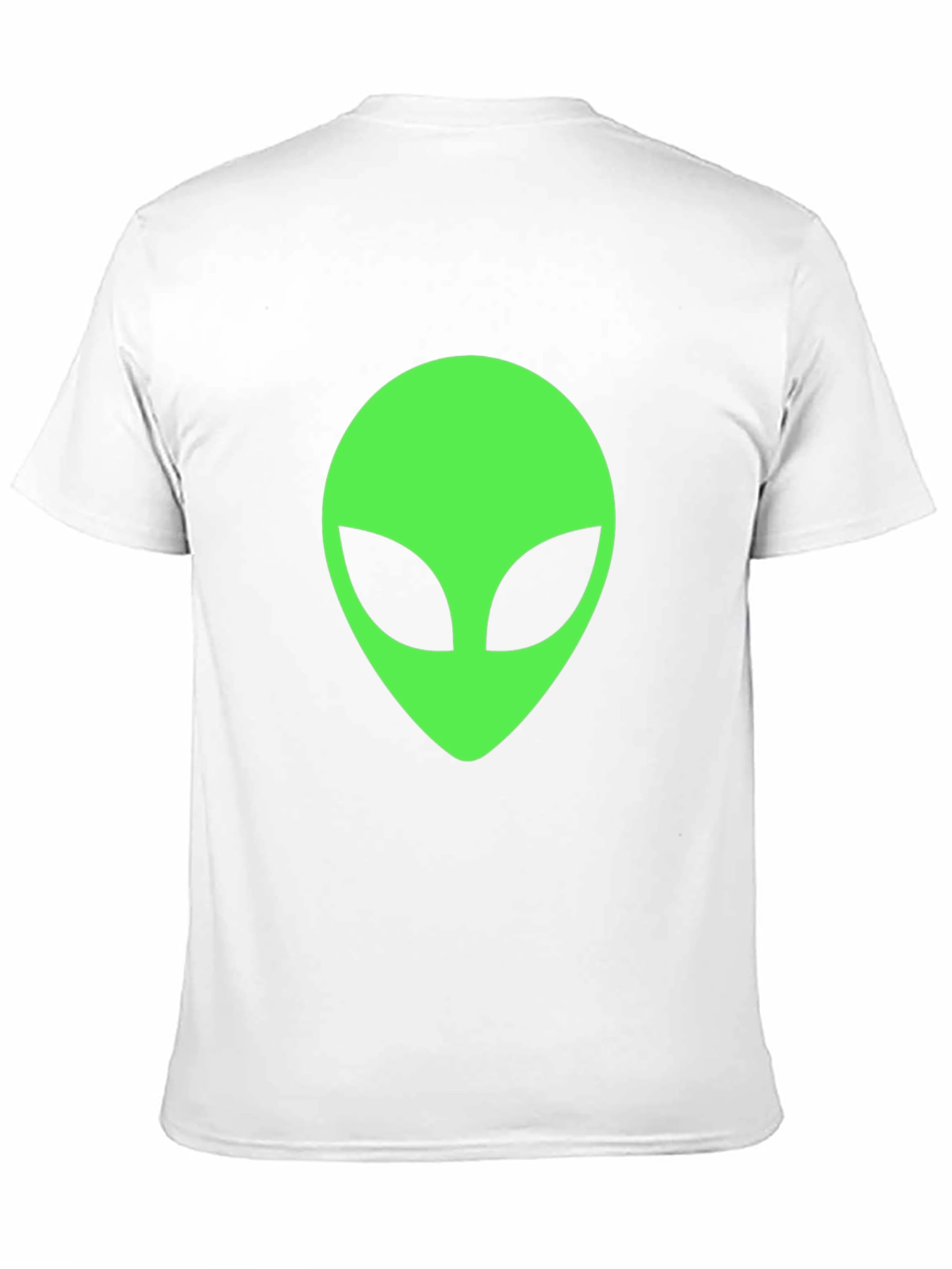 Alien Head Graphic T-Shirt - Classic Black