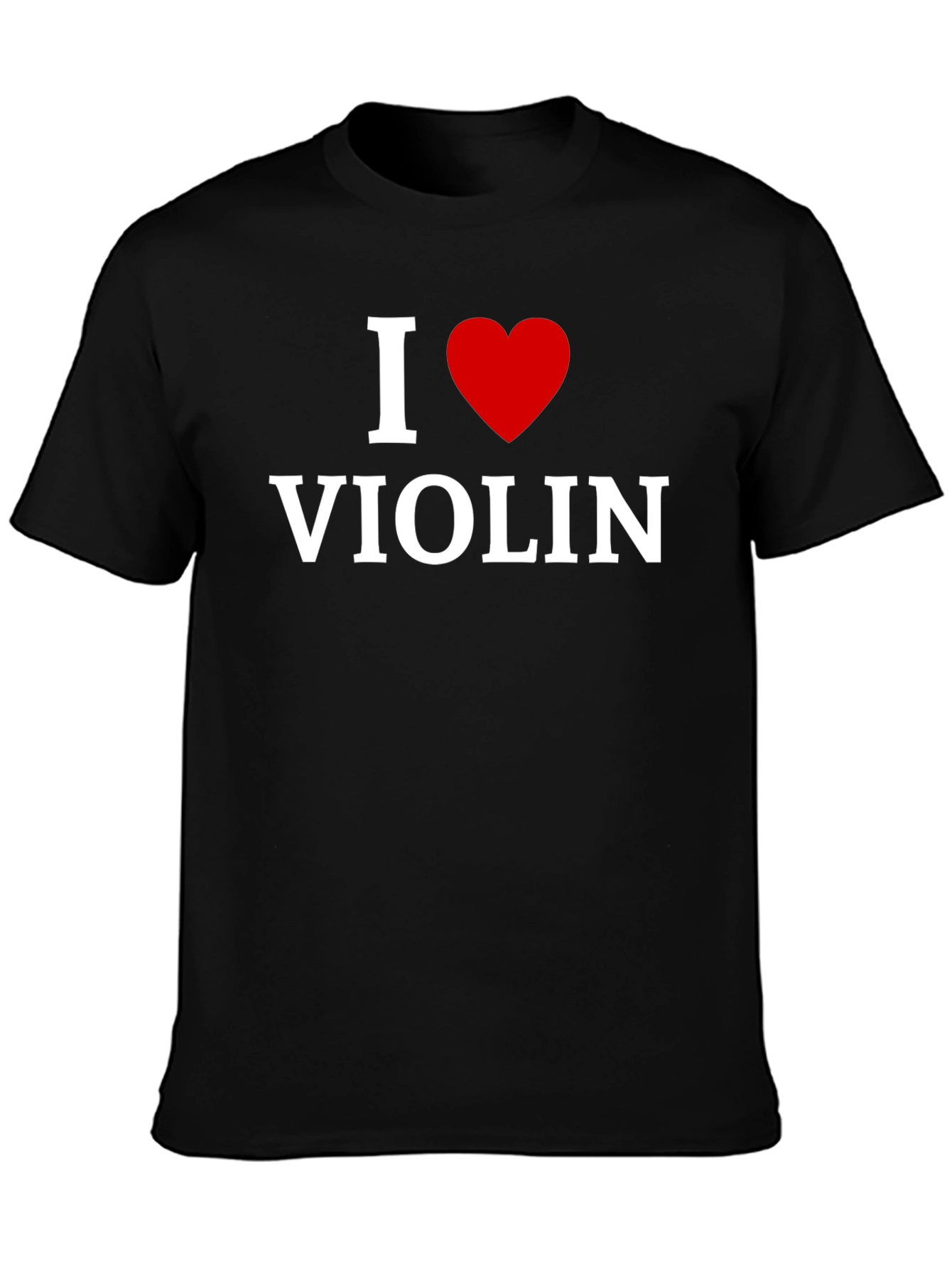 I Love Violin T-Shirt - Music Lover Tee