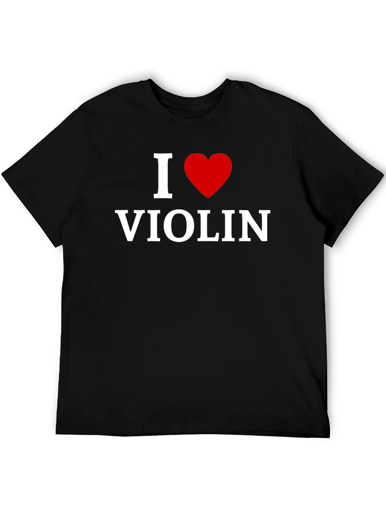 I Love Violin T-Shirt - Music Lover Tee