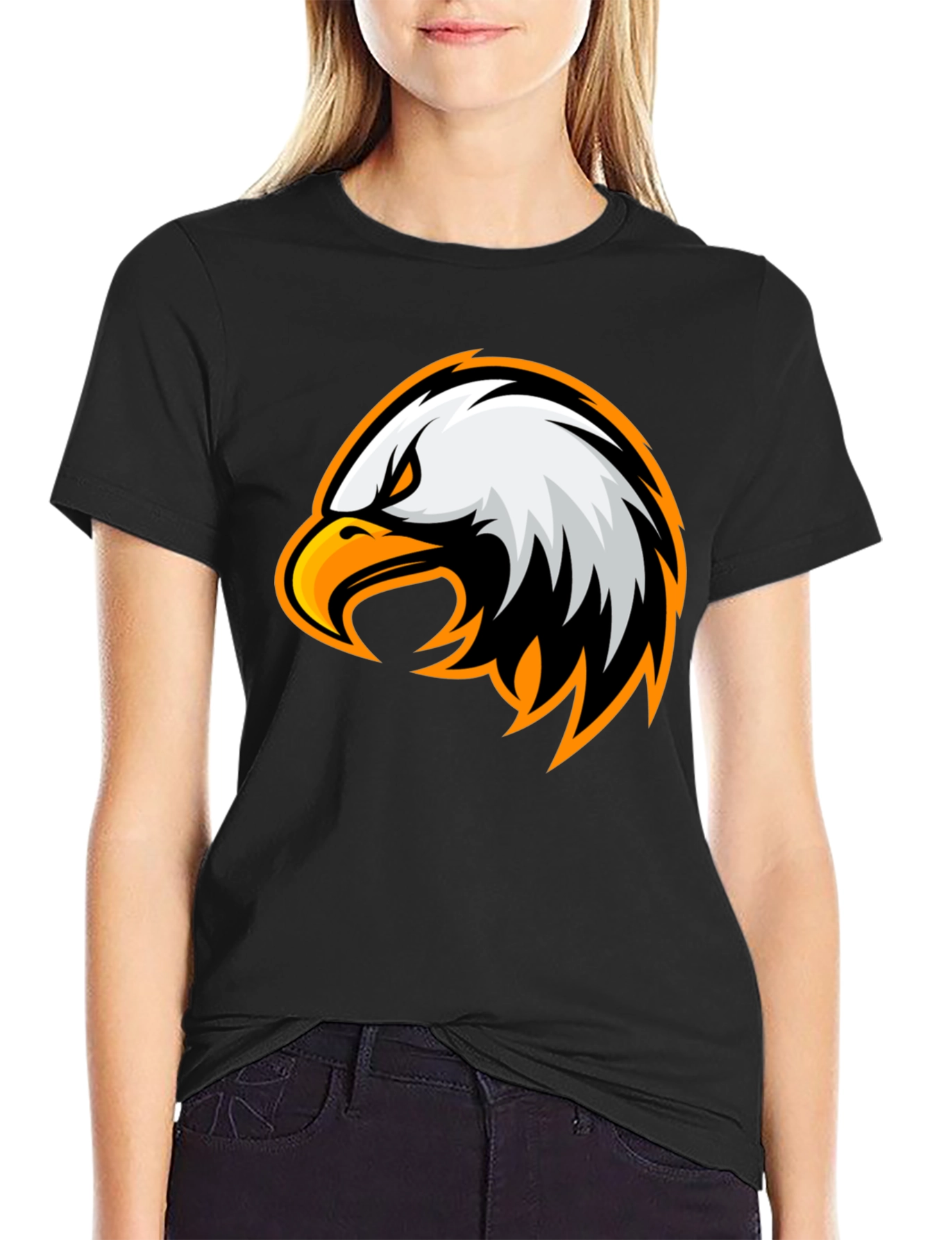 Eagle Graphic Black T-Shirt