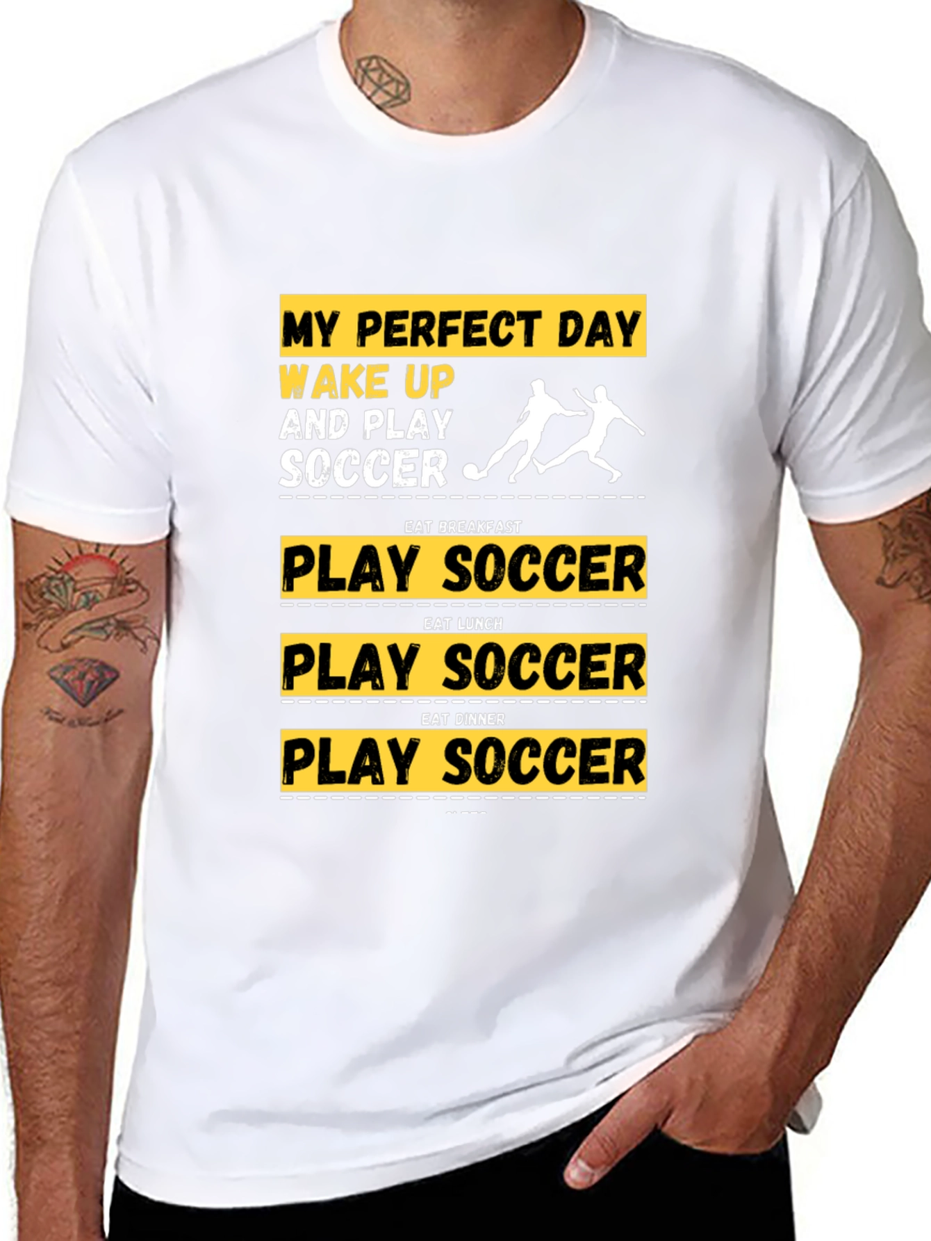 Soccer Lovers T-Shirt - My Perfect Day Tee