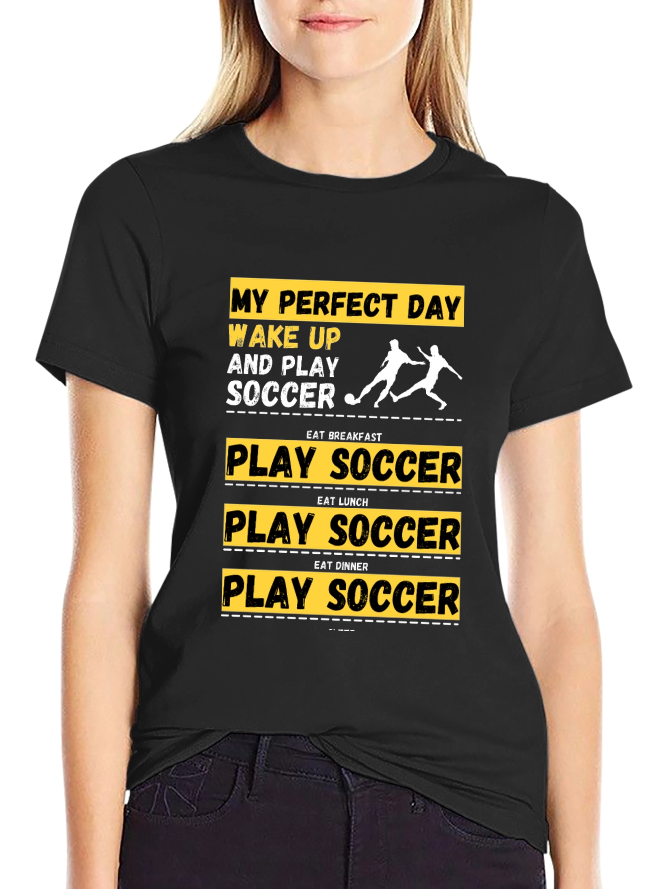 Soccer Lovers T-Shirt - My Perfect Day Tee