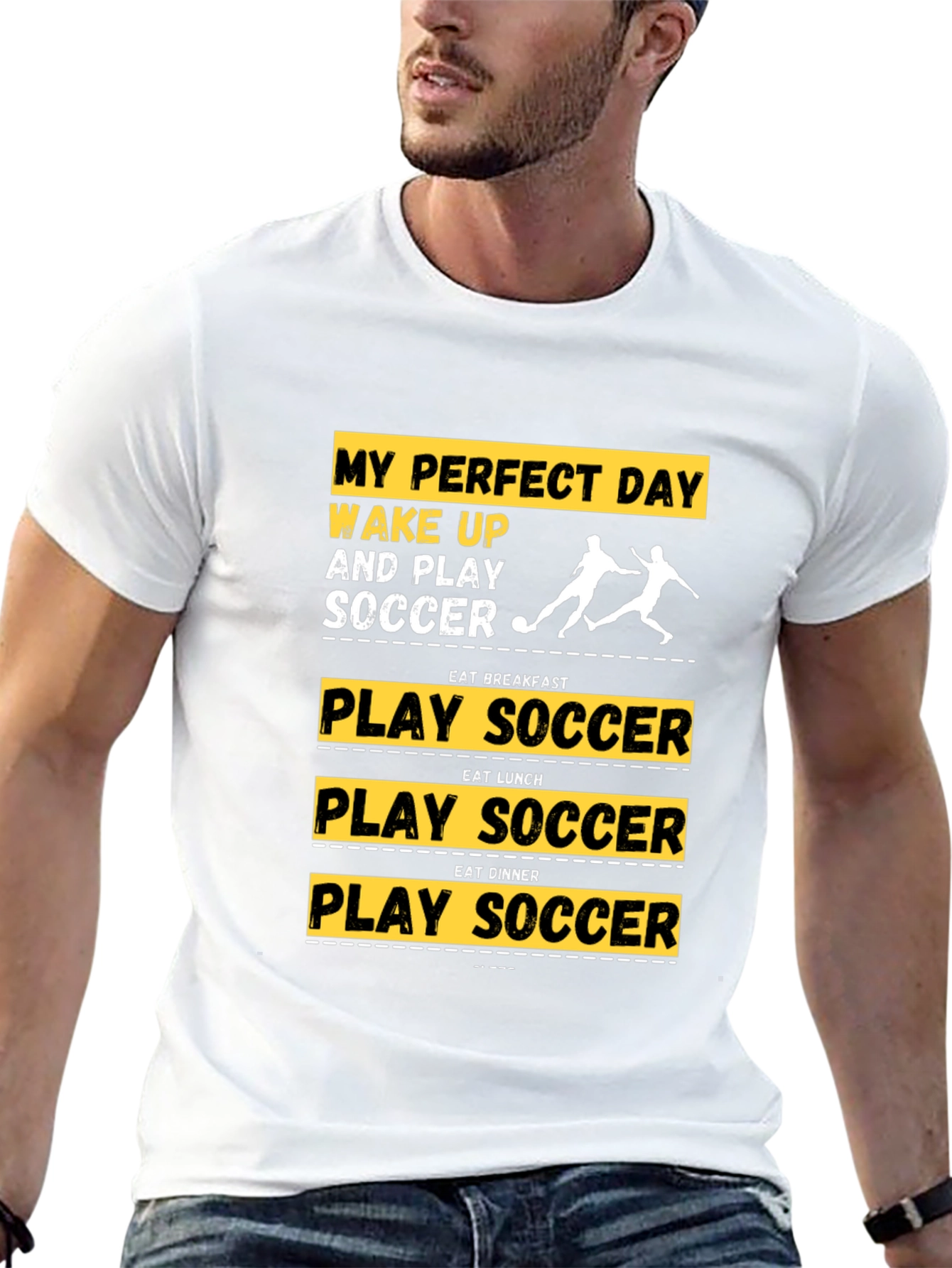 Soccer Lovers T-Shirt - My Perfect Day Tee