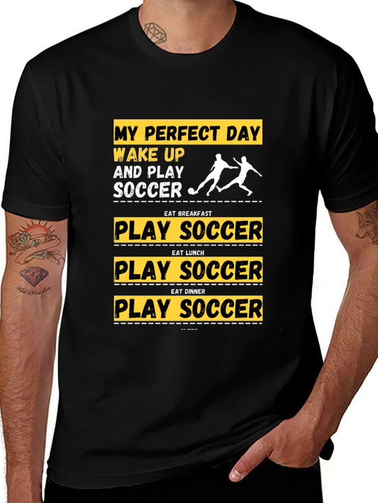 Soccer Lovers T-Shirt - My Perfect Day Tee