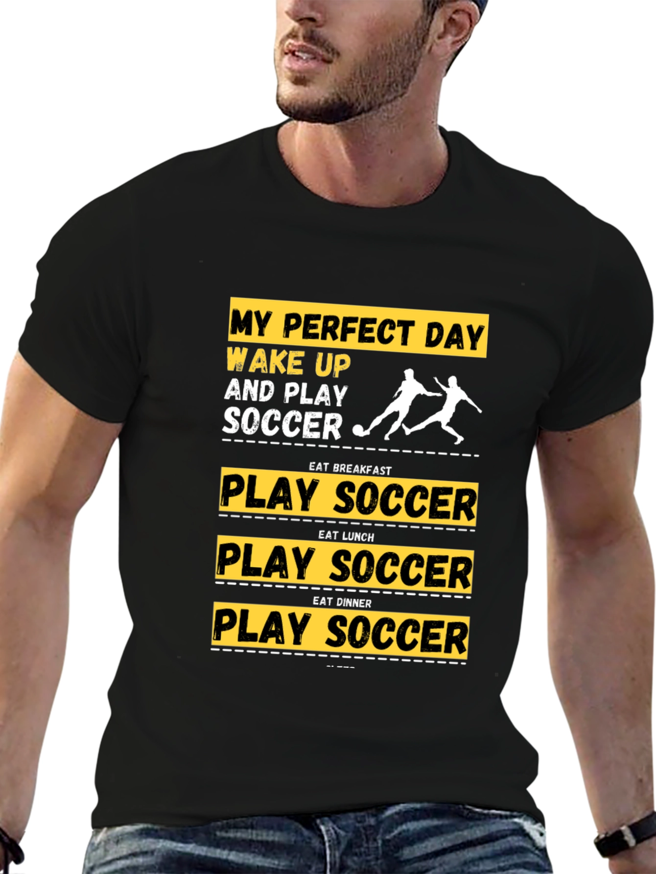 Soccer Lovers T-Shirt - My Perfect Day Tee