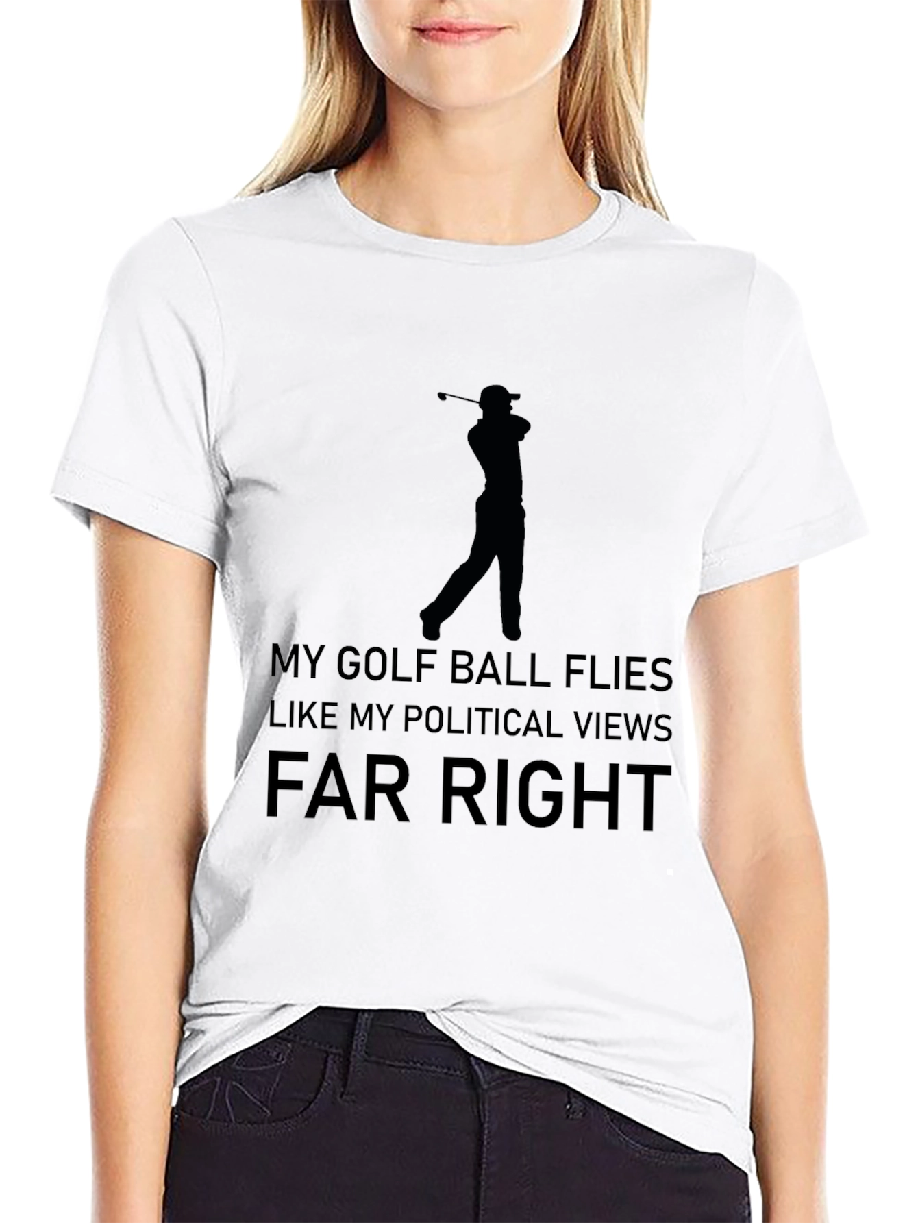 Funny Golf & Political Tee - Far Right T-Shirt
