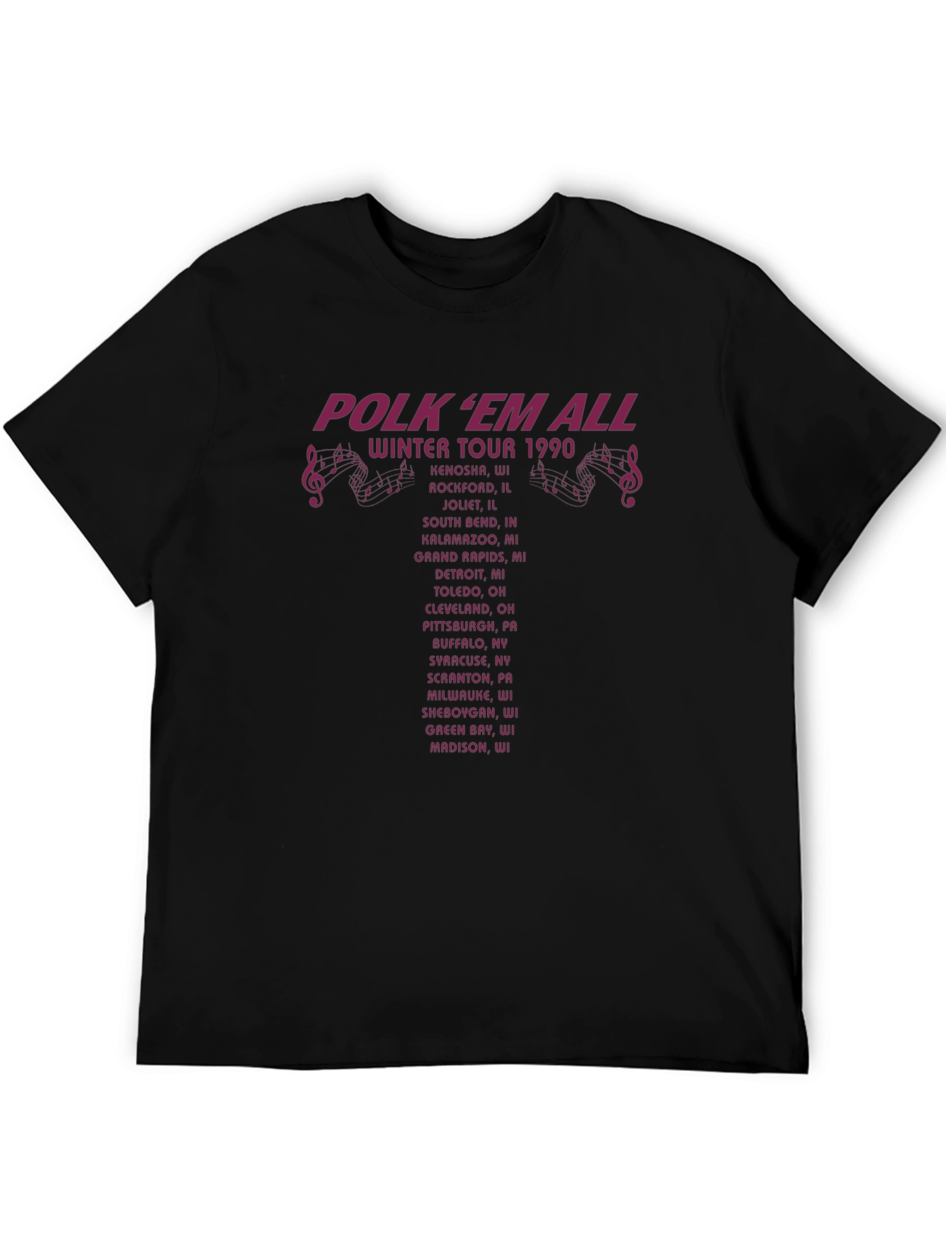 Polkem All Winter Tour 1990 T-Shirt