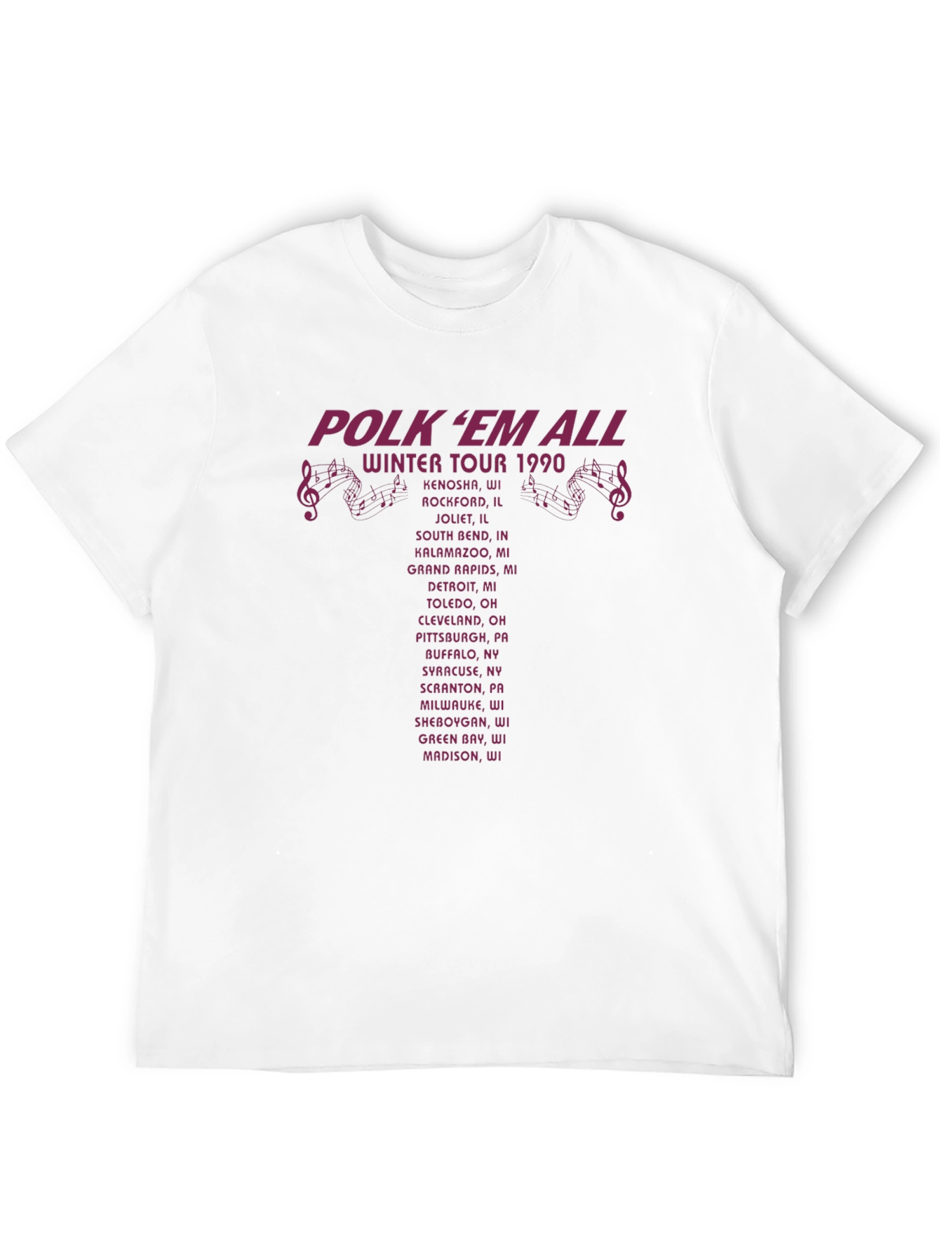 Polkem All Winter Tour 1990 T-Shirt