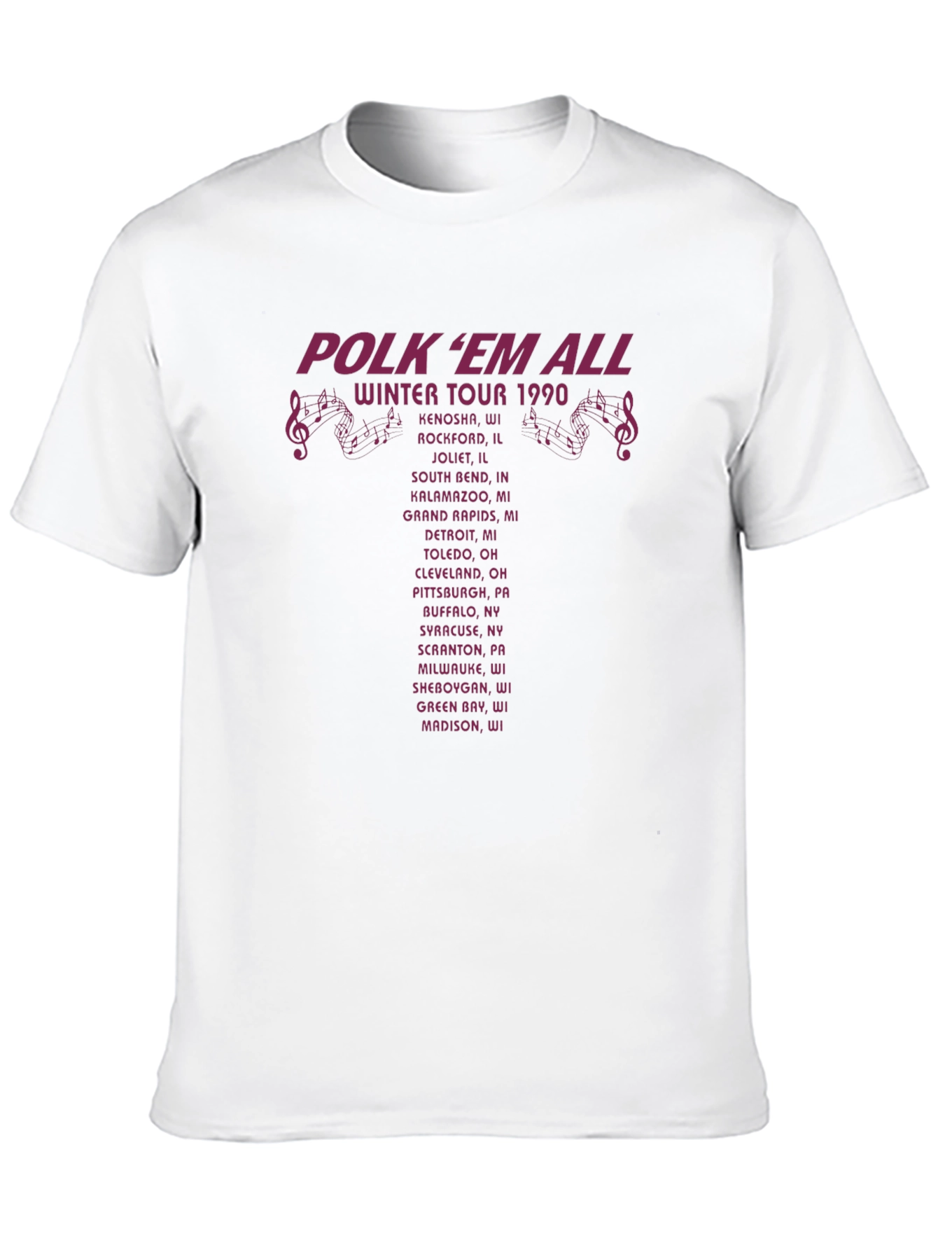 Polkem All Winter Tour 1990 T-Shirt