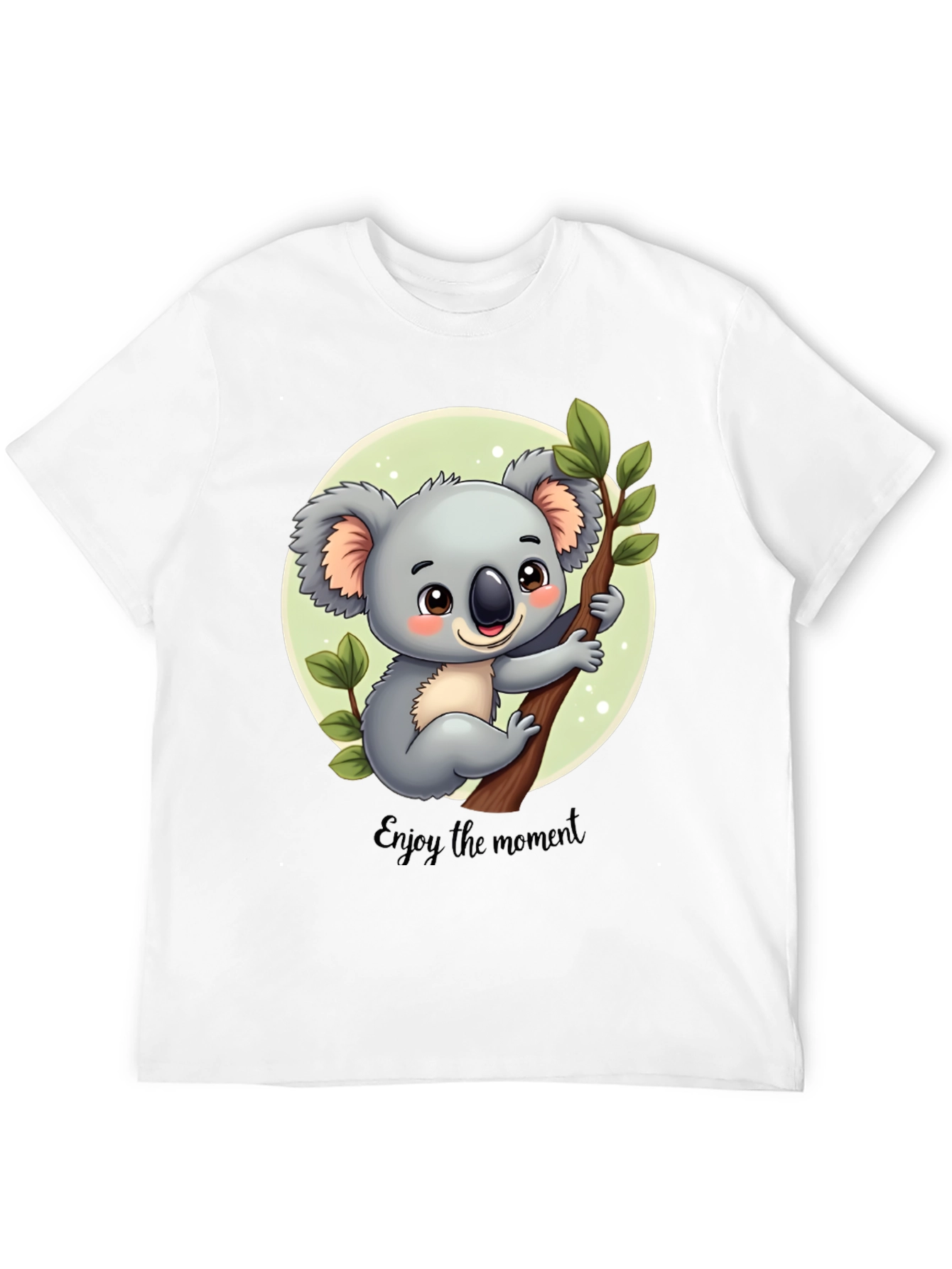 Koala Enjoy the Moment Black T-Shirt
