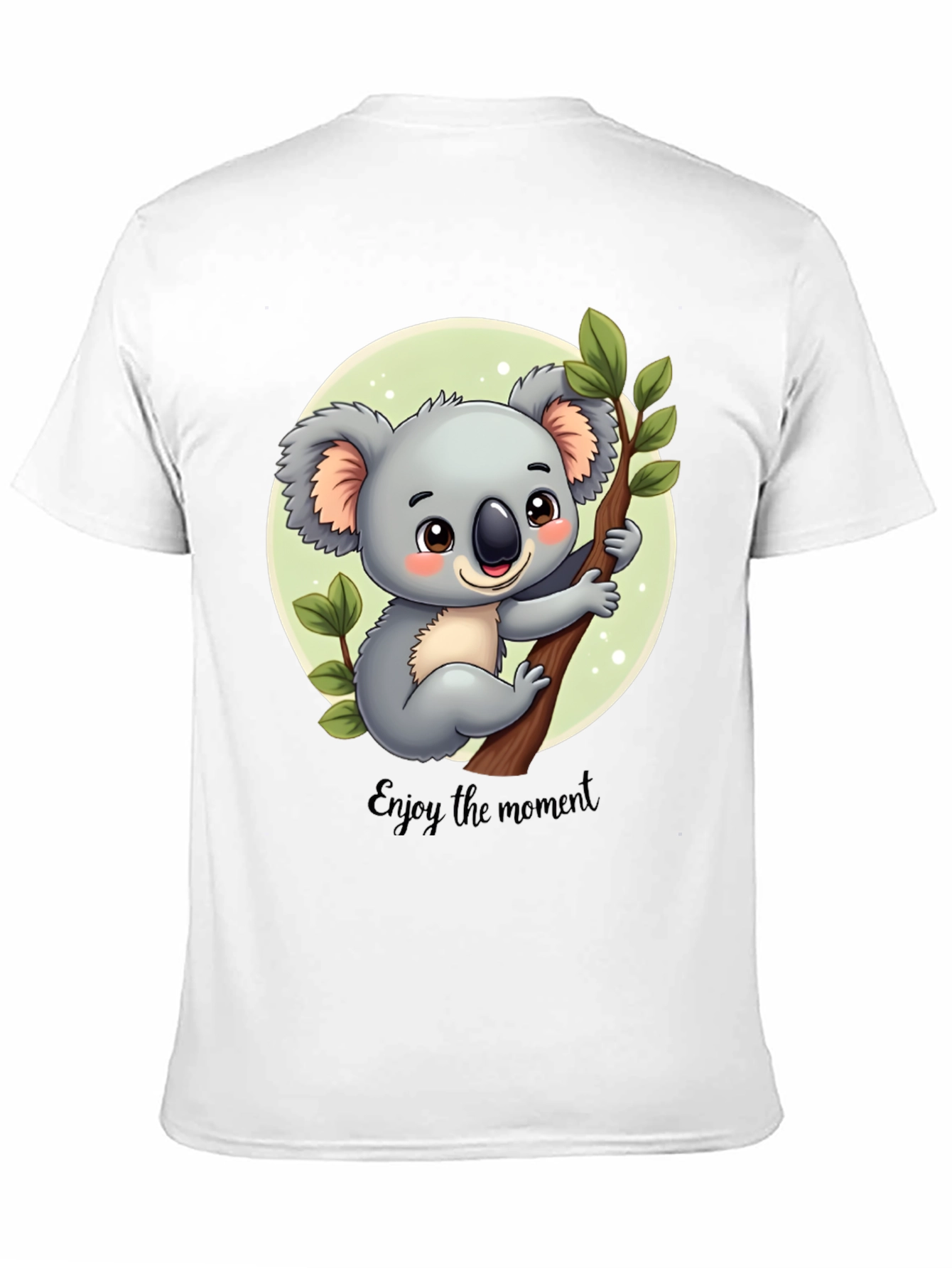 Koala Enjoy the Moment Black T-Shirt