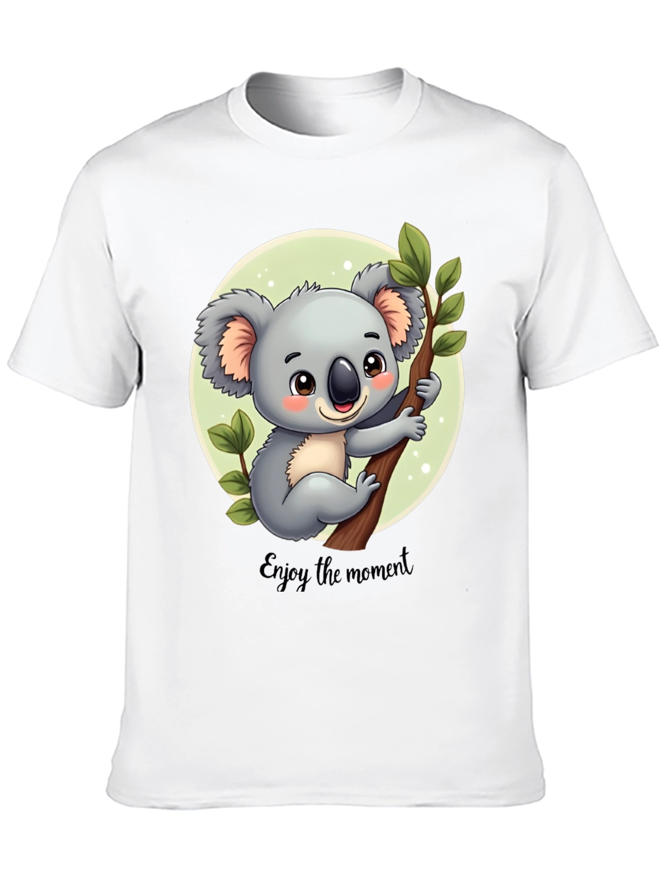 Koala Enjoy the Moment Black T-Shirt