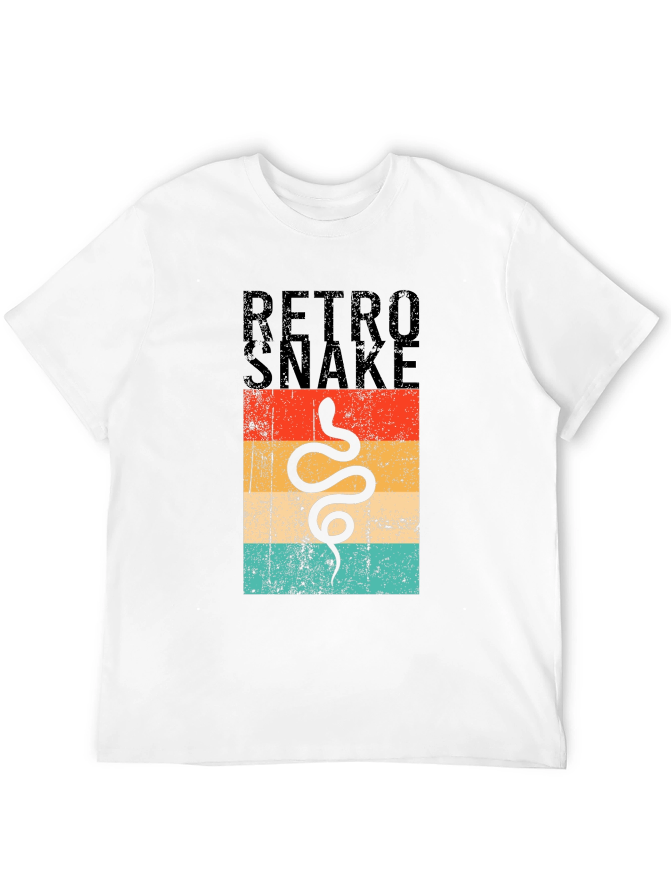 Retro Snake Graphic T-Shirt