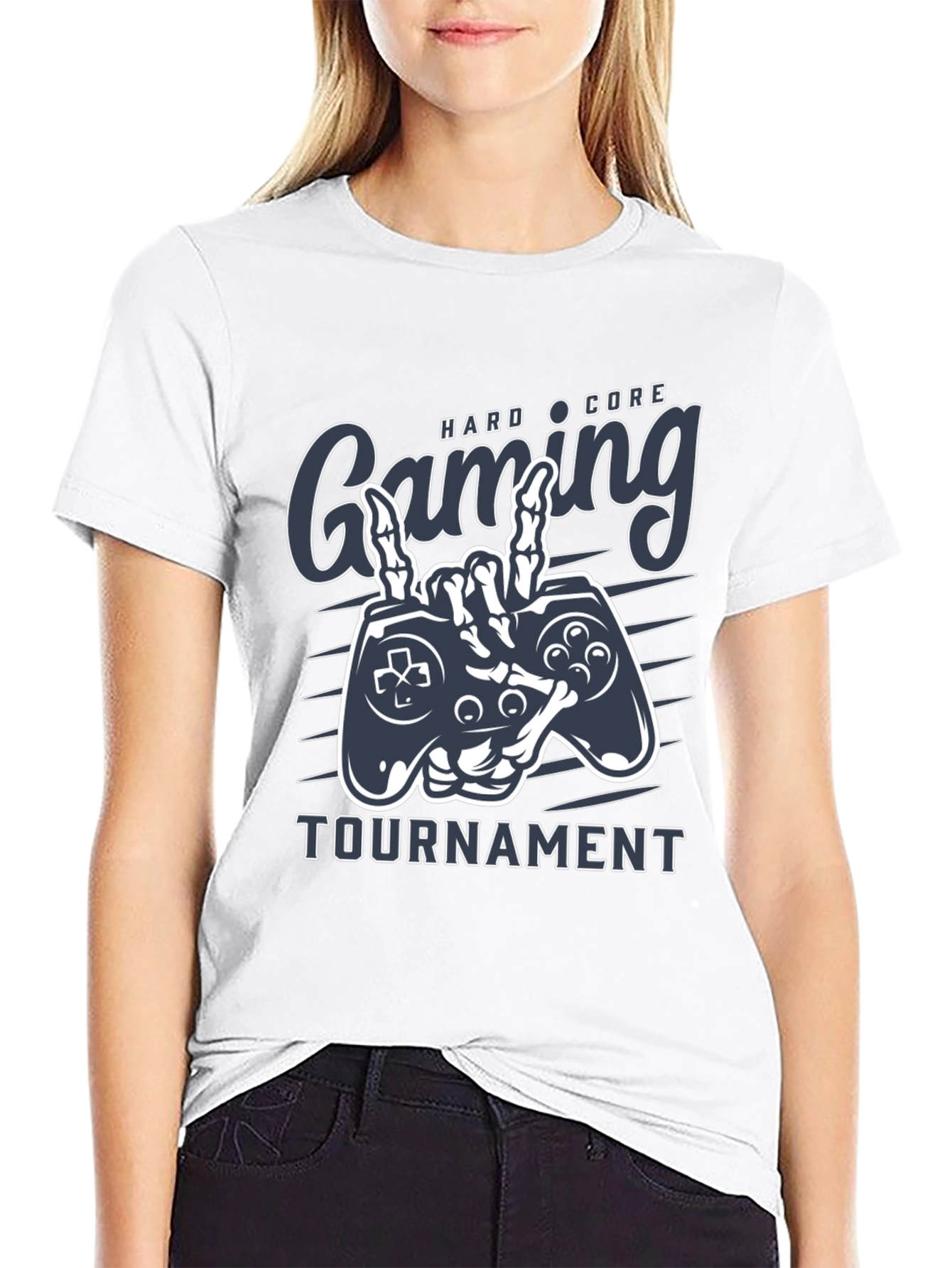 Hardcore Gaming Tournament Black T-Shirt