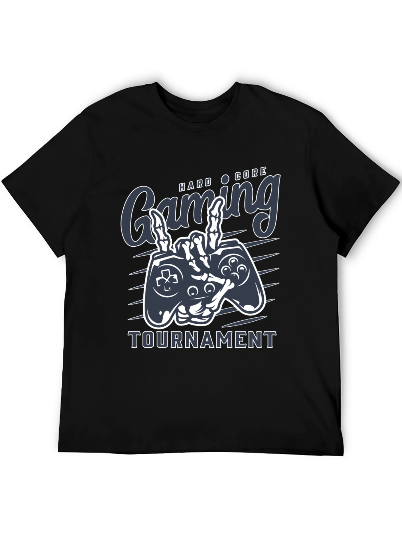 Hardcore Gaming Tournament Black T-Shirt
