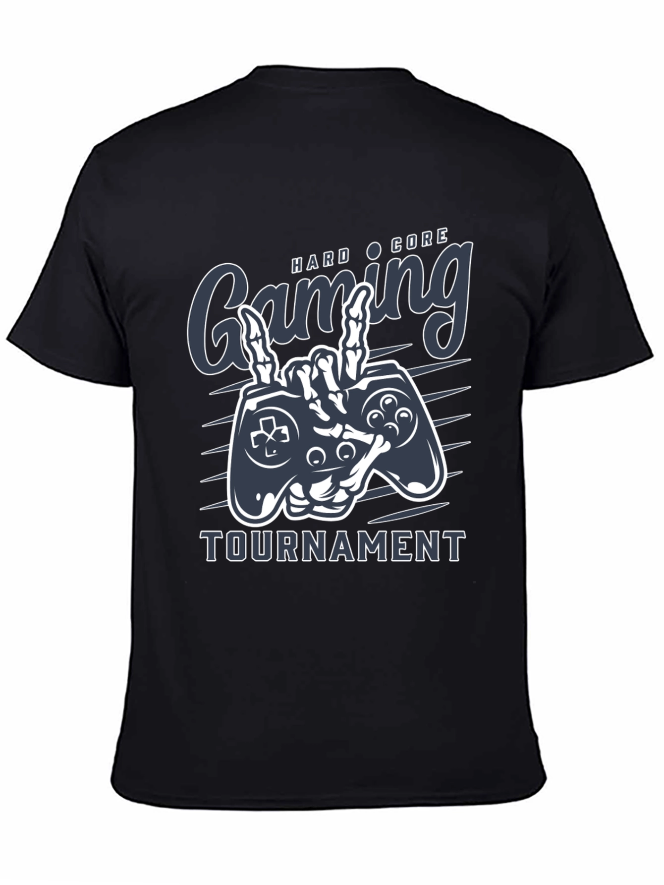 Hardcore Gaming Tournament Black T-Shirt