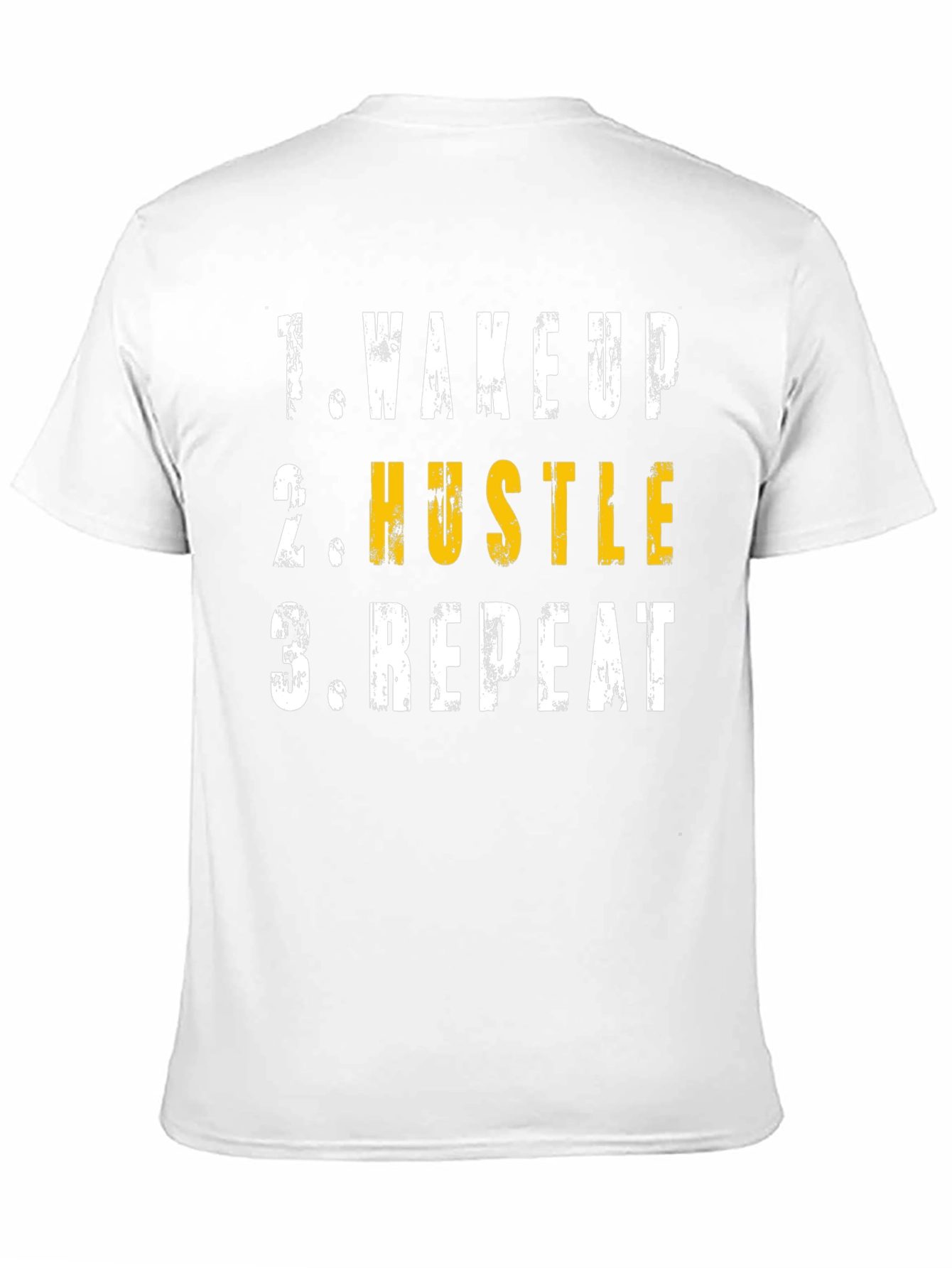 Wake Up Hustle Repeat Graphic T-Shirt