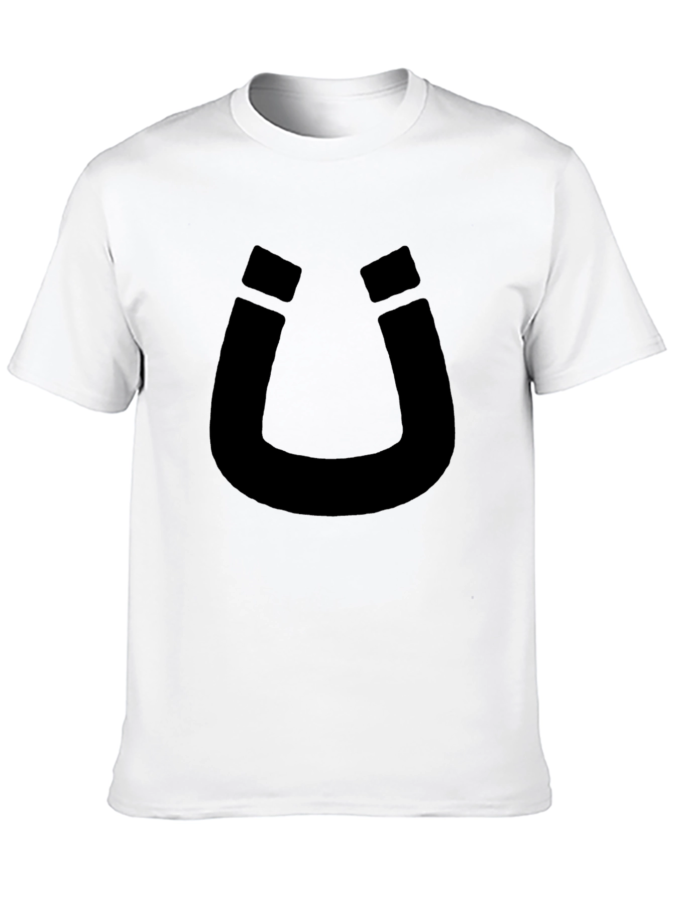 Lucky Horseshoe Graphic Tee - Unisex Black T-Shirt