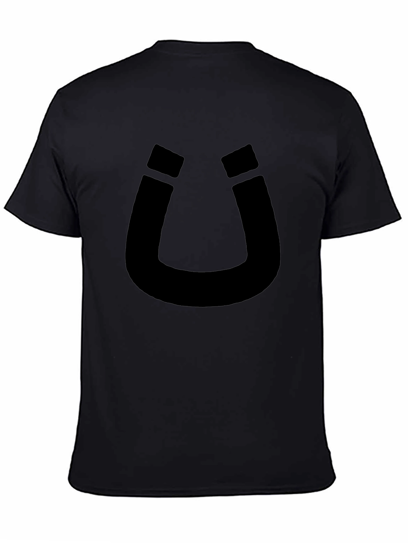 Lucky Horseshoe Graphic Tee - Unisex Black T-Shirt