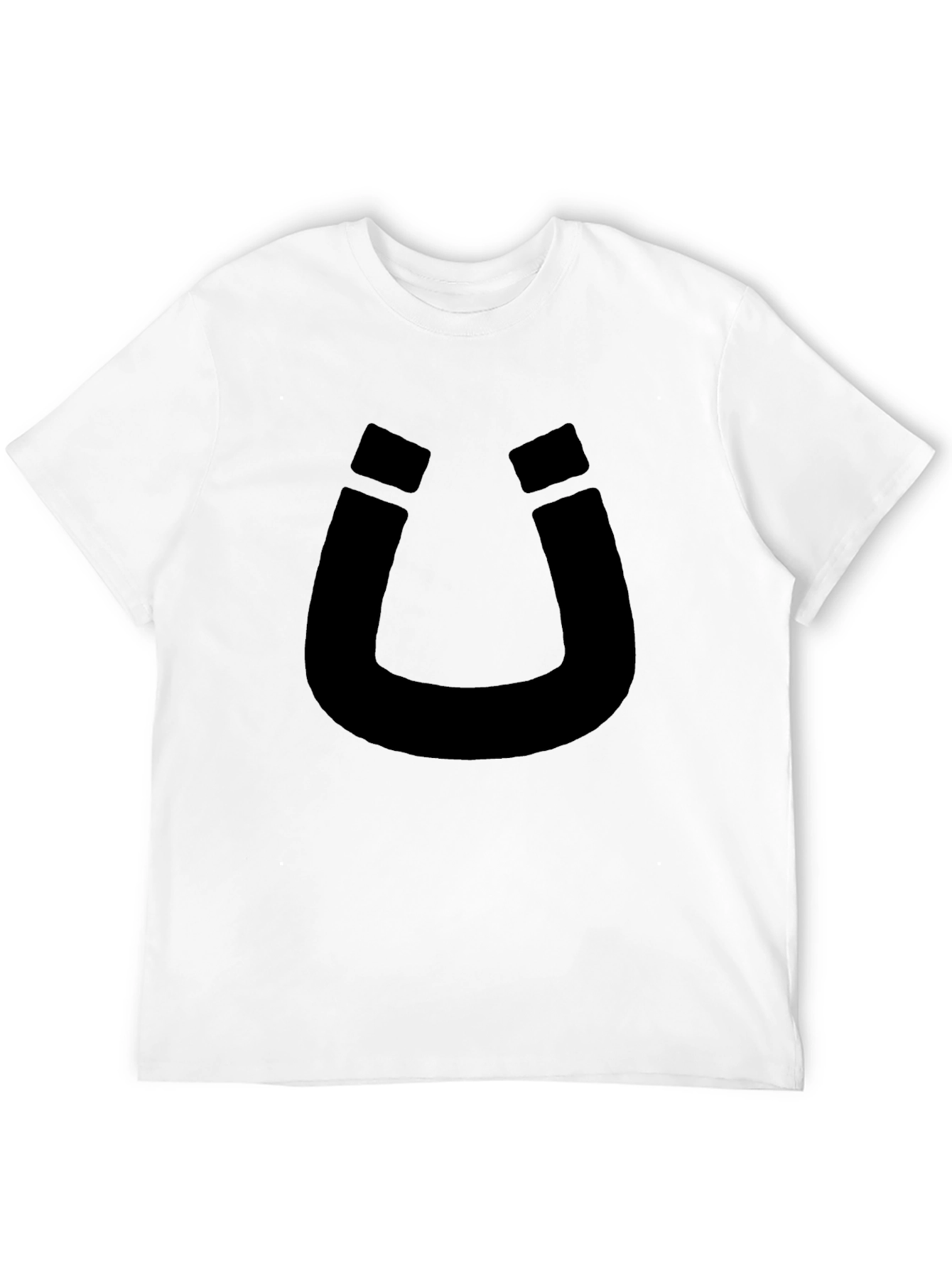 Lucky Horseshoe Graphic Tee - Unisex Black T-Shirt