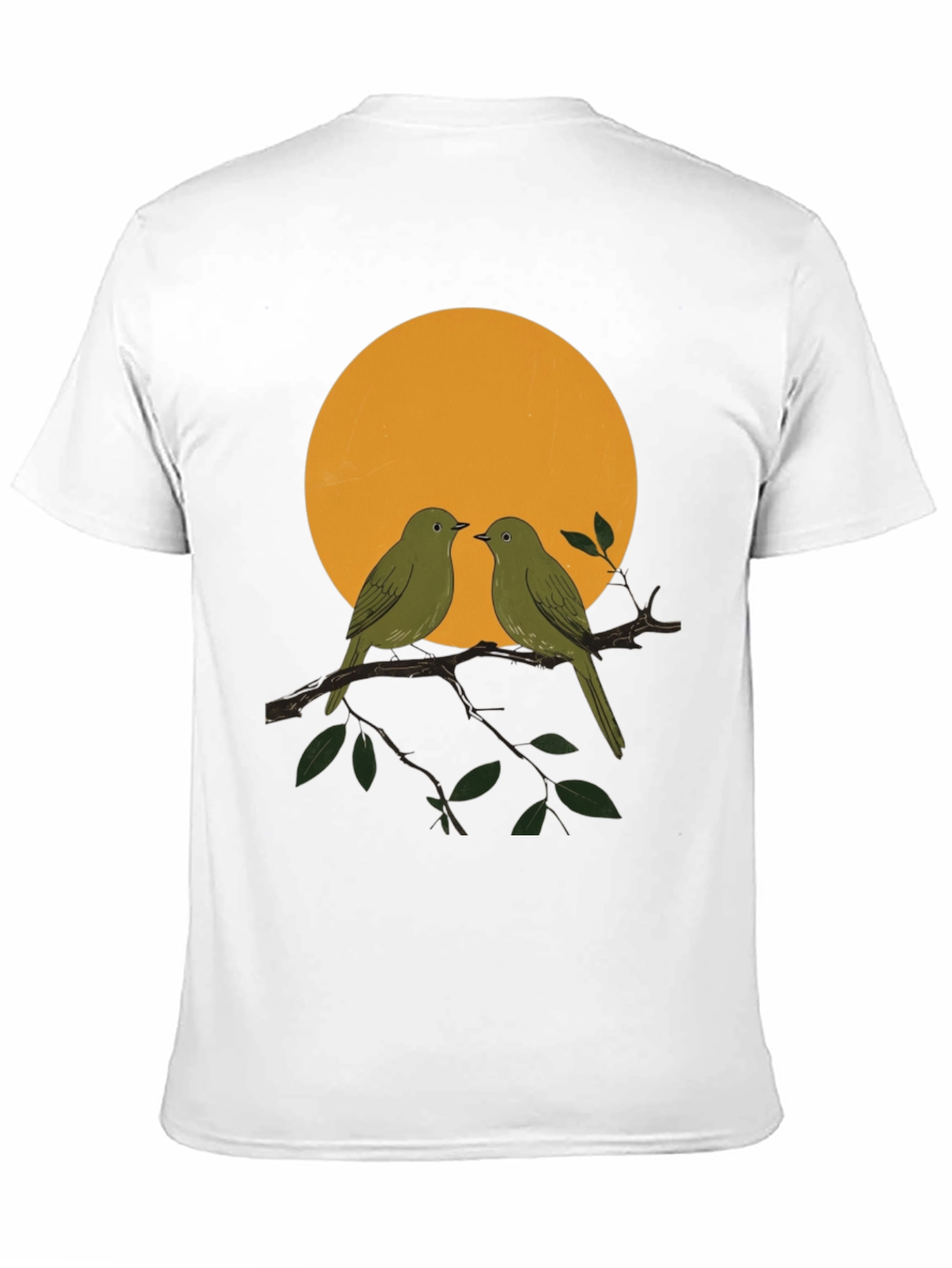 Birds on Branch T-Shirt - Nature Lover Tee
