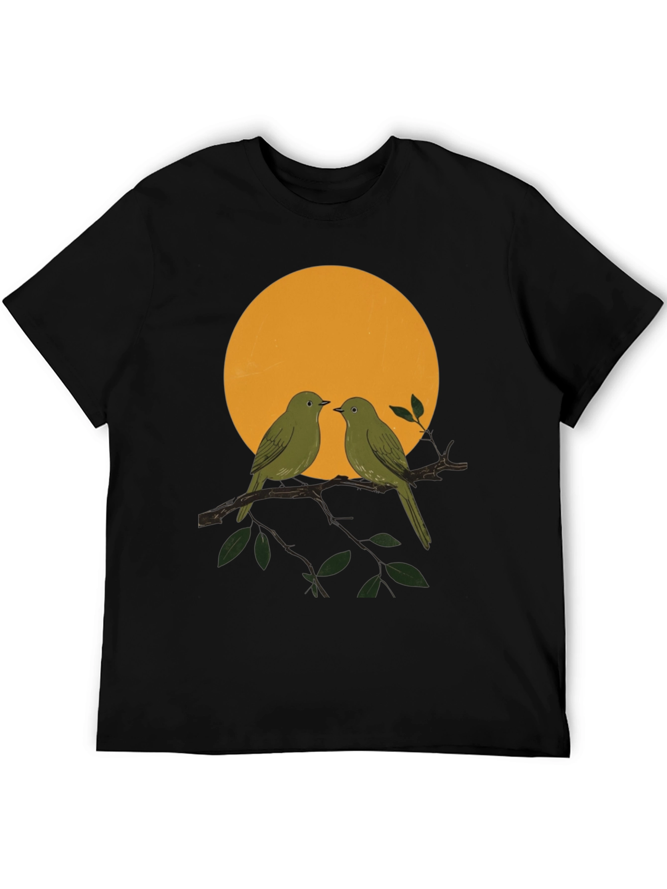 Birds on Branch T-Shirt - Nature Lover Tee