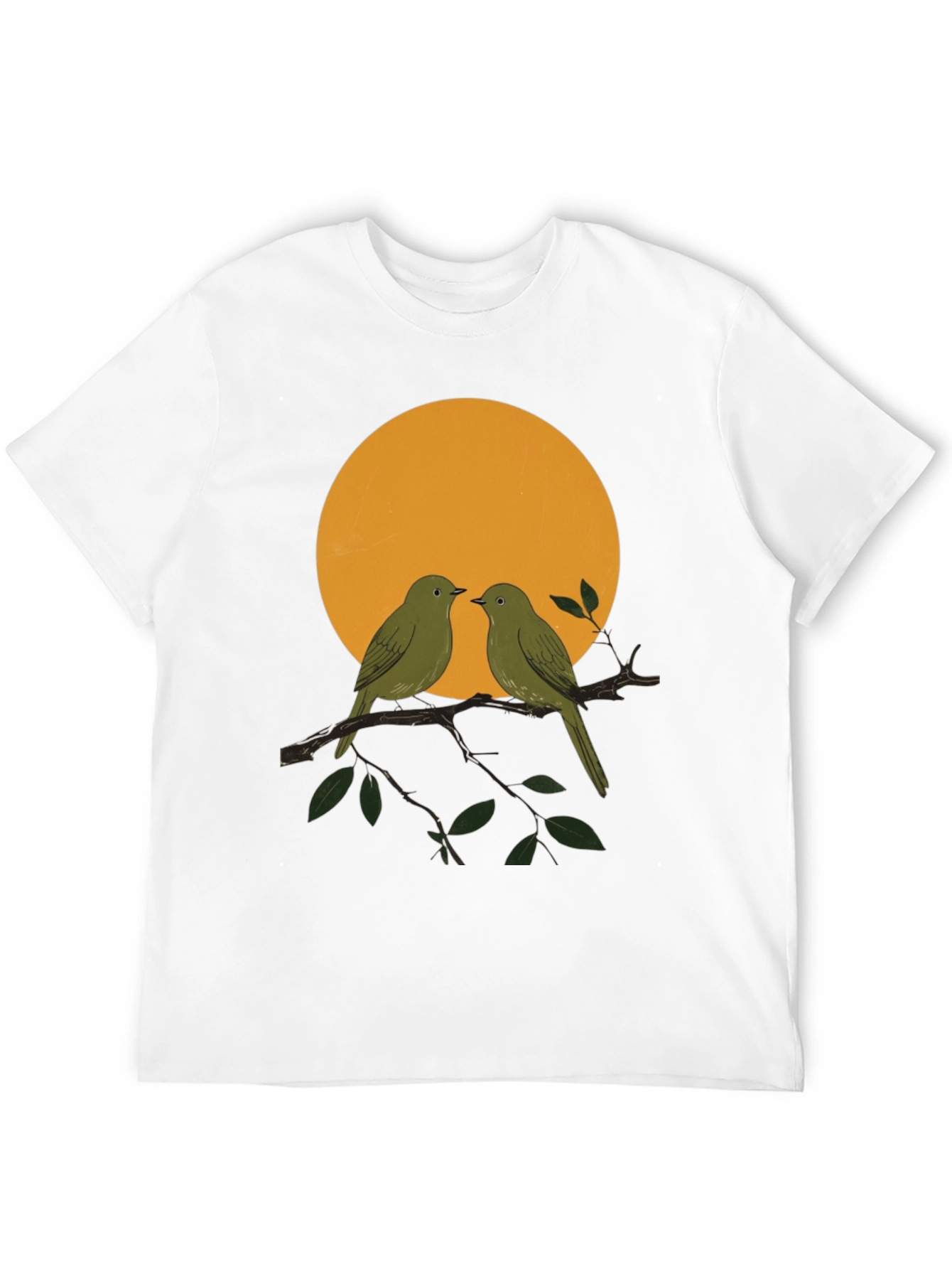 Birds on Branch T-Shirt - Nature Lover Tee
