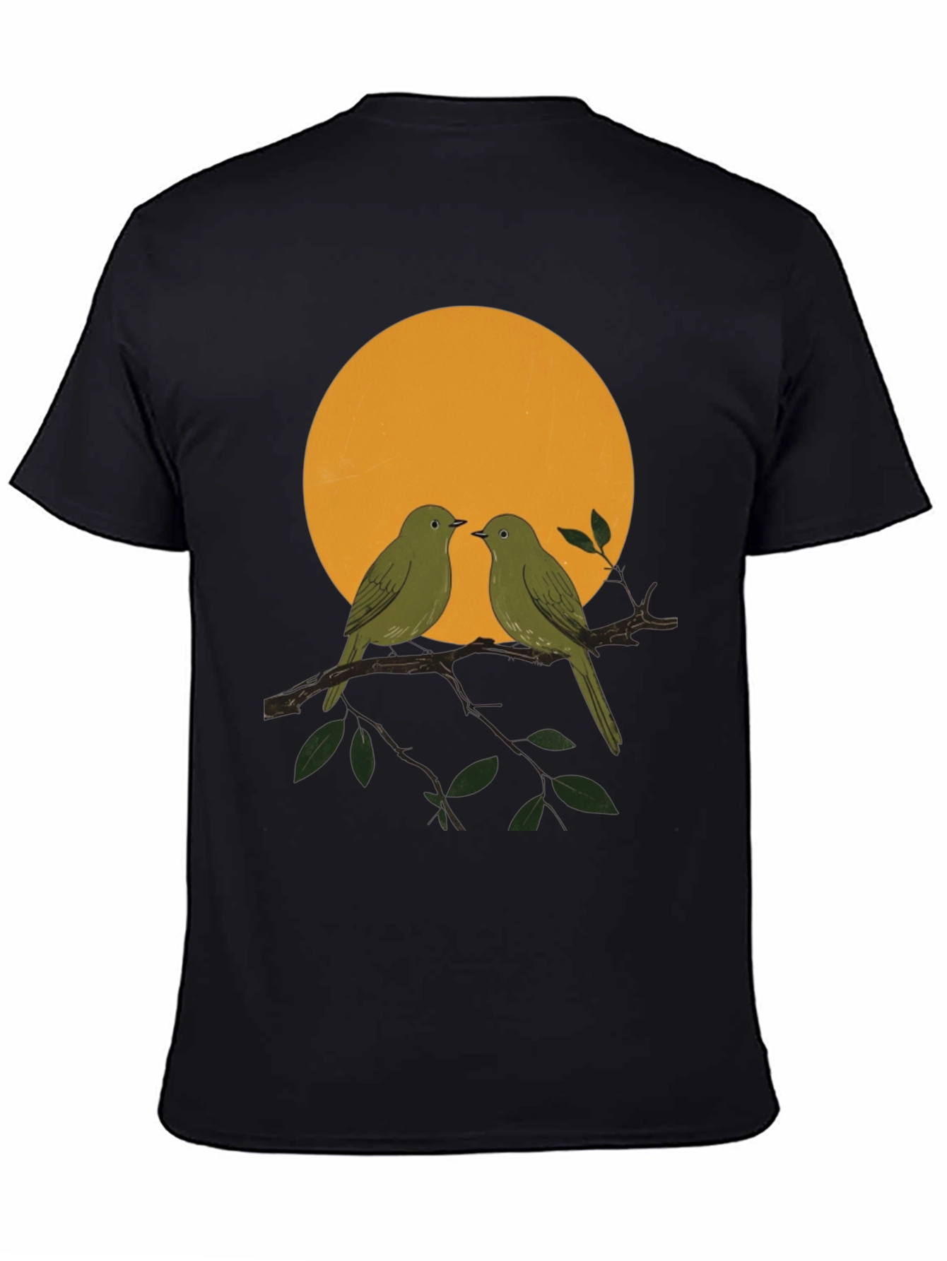 Birds on Branch T-Shirt - Nature Lover Tee