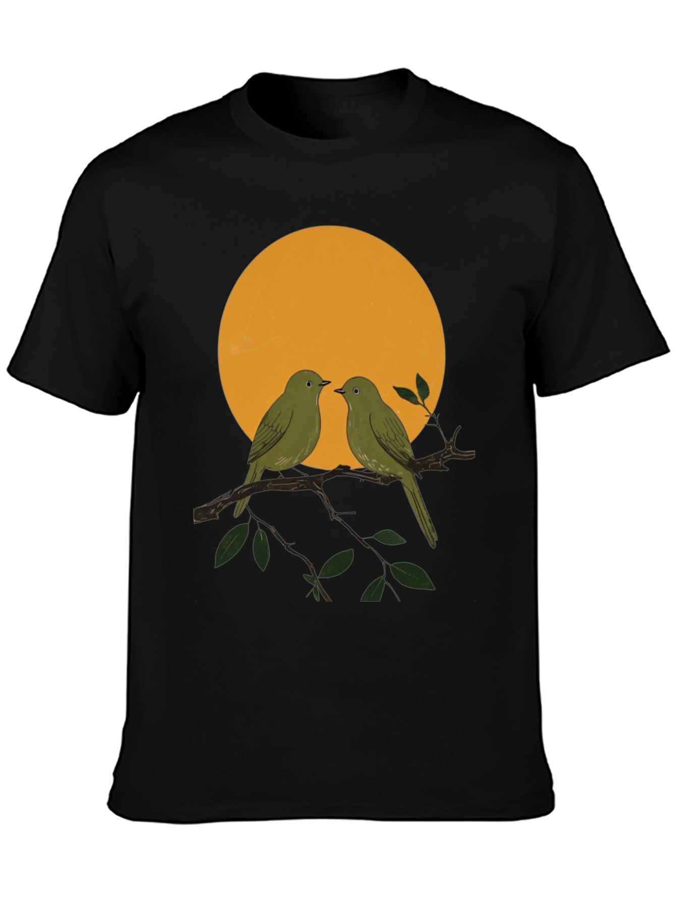 Birds on Branch T-Shirt - Nature Lover Tee