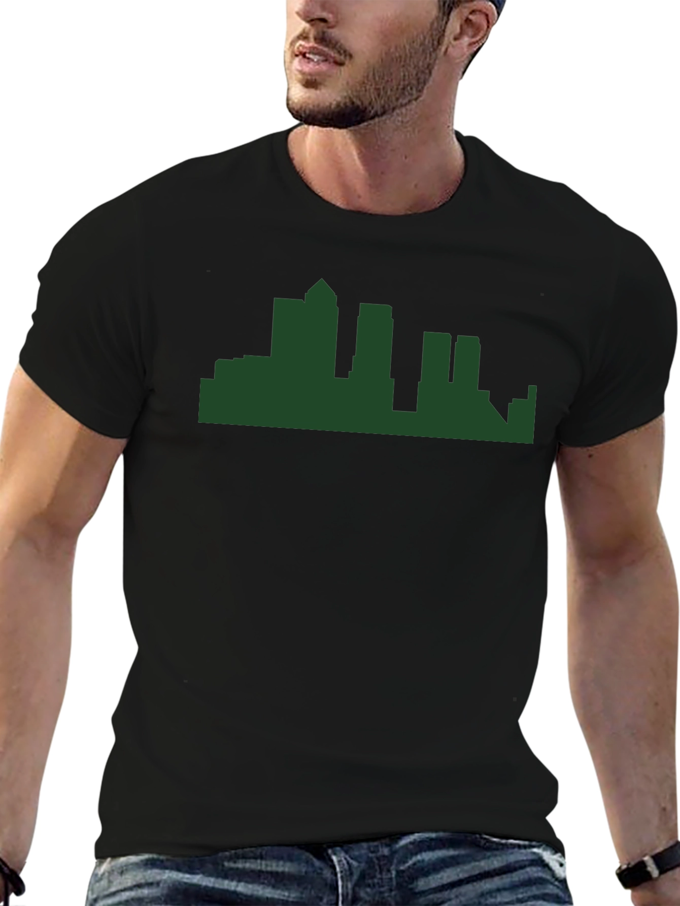 Cityscape Graphic T-Shirt - Modern Mens Tee