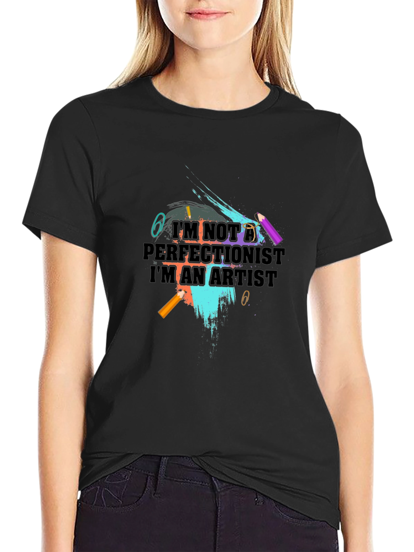 Artists Statement Graphic Tee - Black