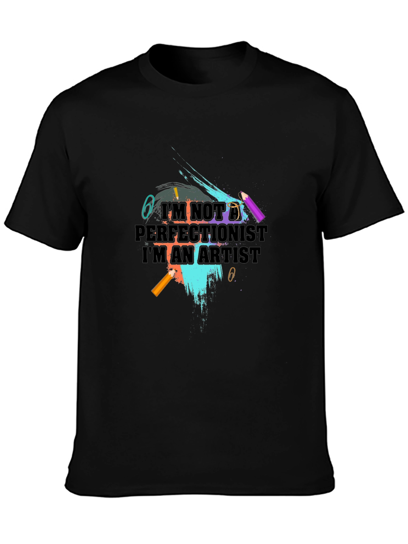 Artists Statement Graphic Tee - Black