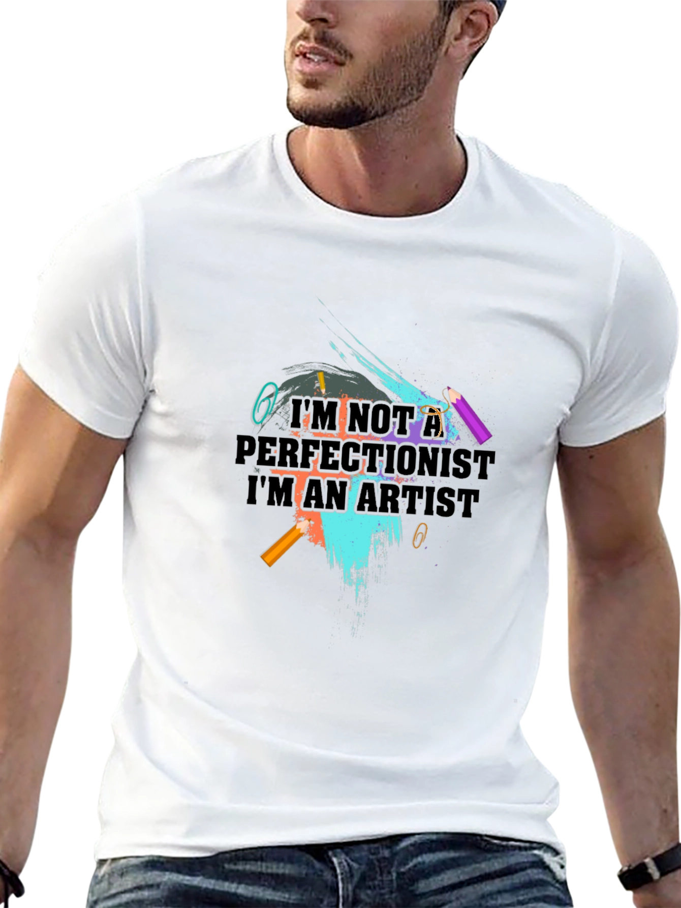 Artists Statement Graphic Tee - Black