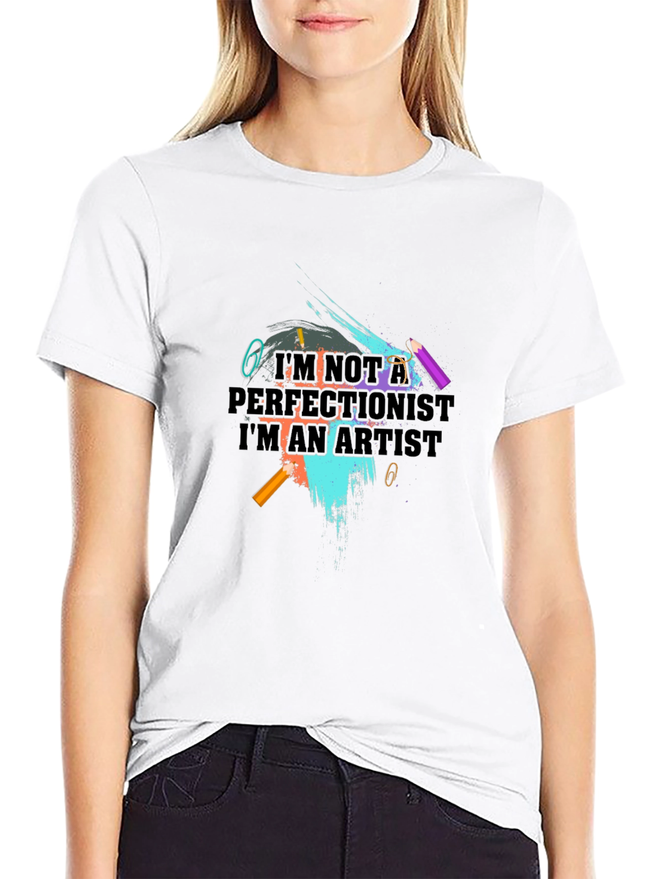 Artists Statement Graphic Tee - Black