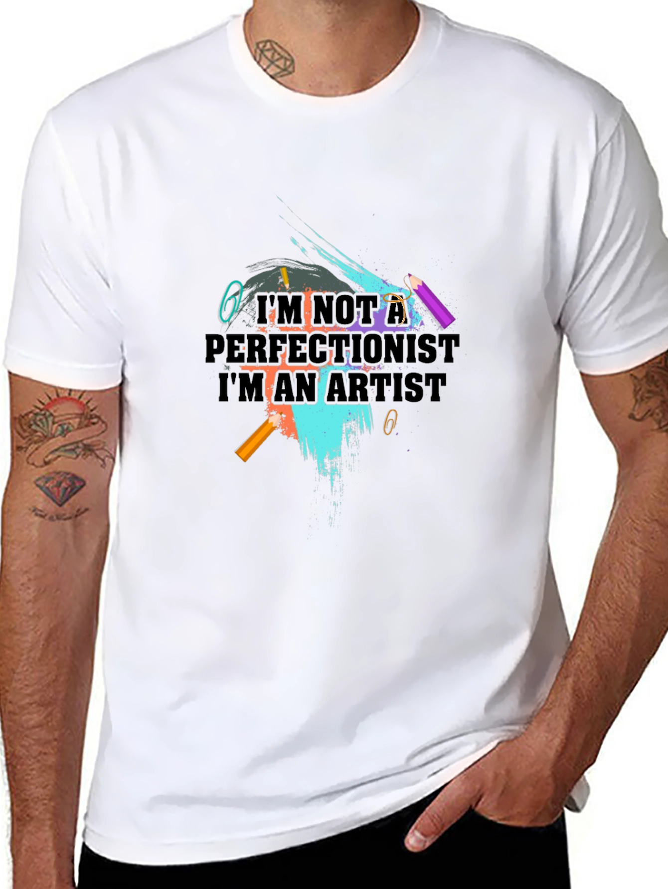 Artists Statement Graphic Tee - Black