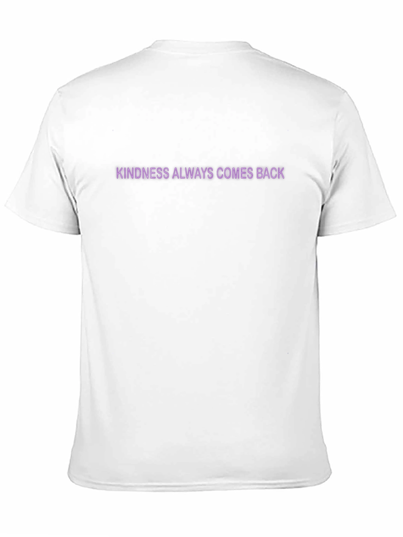 Kindness Always Comes Back Black T-Shirt
