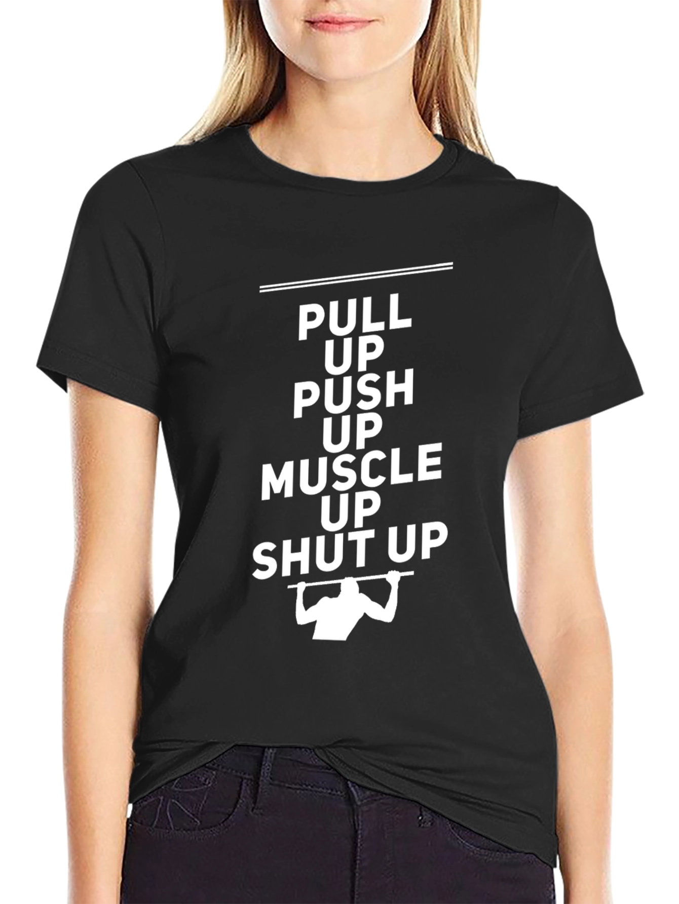Fitness Motivation T-Shirt - Pull Up Push Up