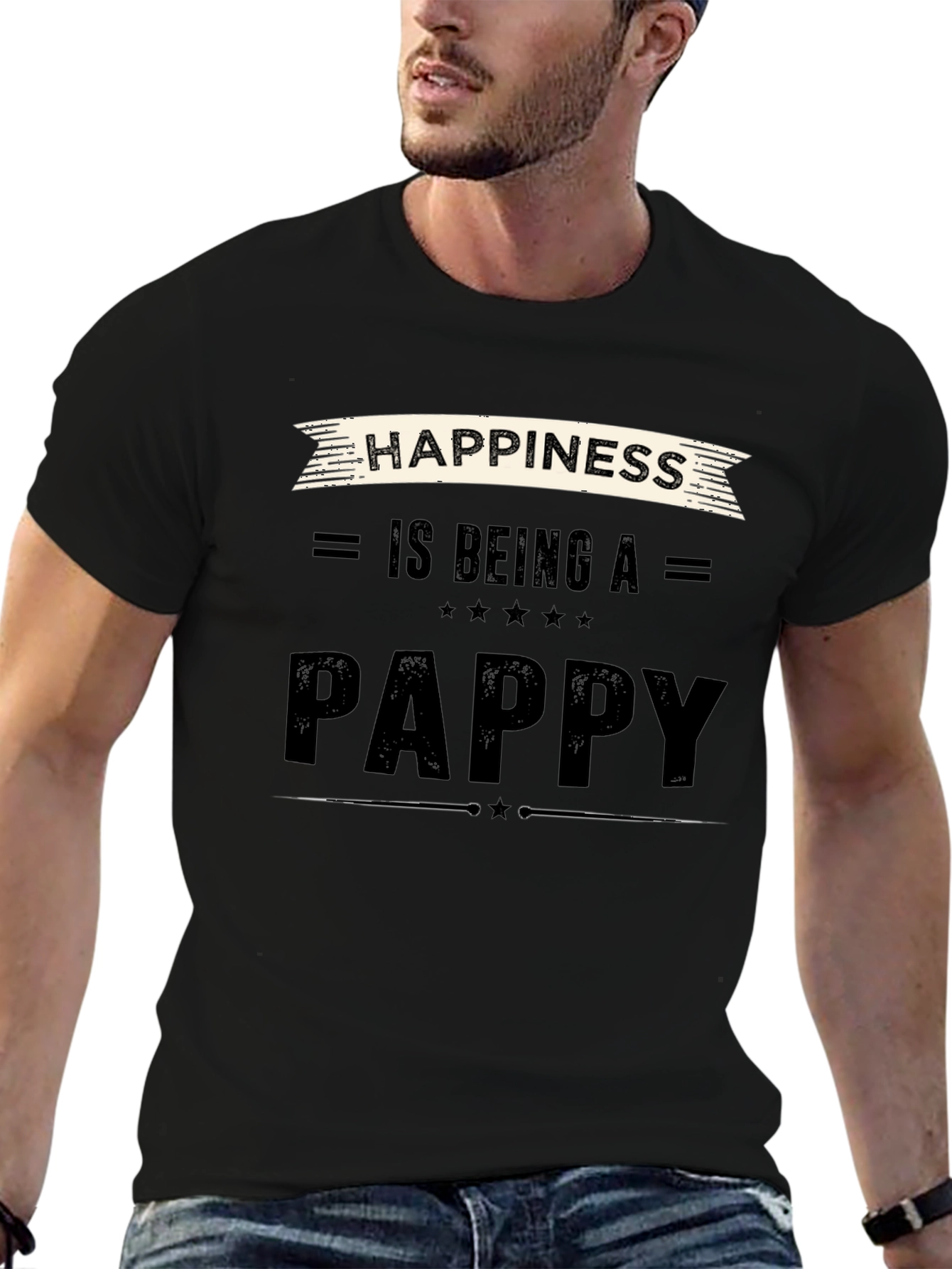 Happiness is Being a Pappy T-Shirt