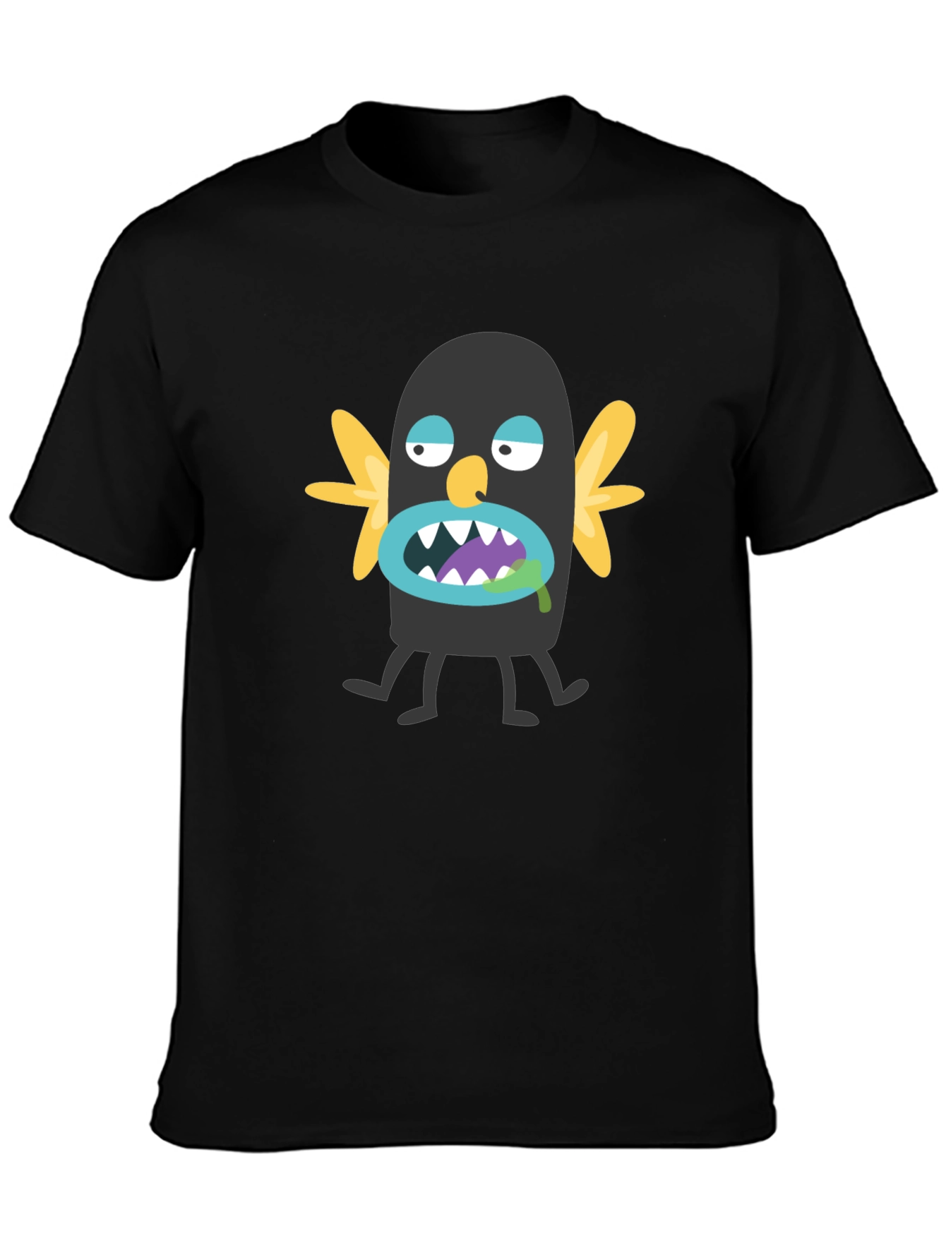 Monster Graphic T-Shirt - Unique Cartoon Design