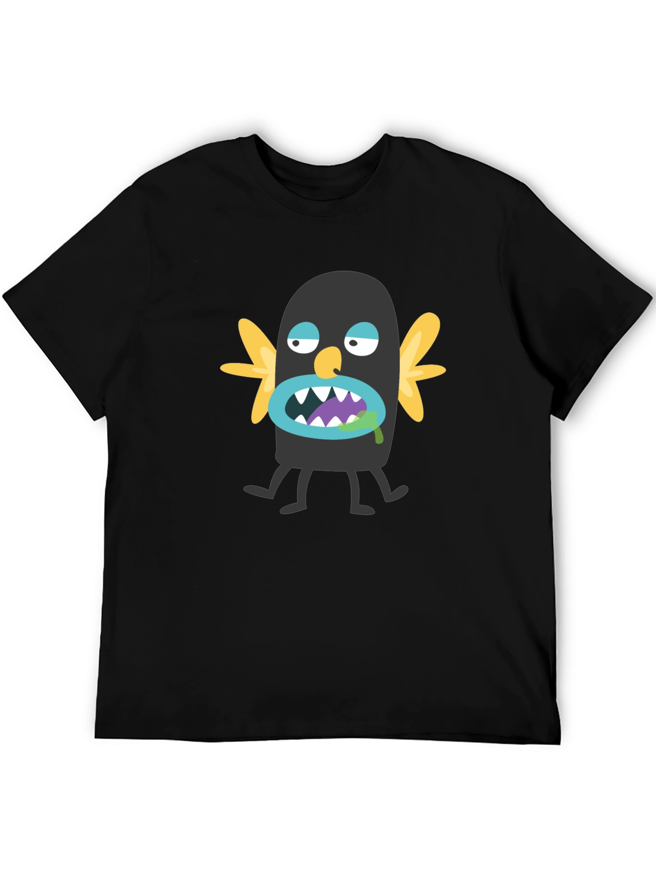 Monster Graphic T-Shirt - Unique Cartoon Design