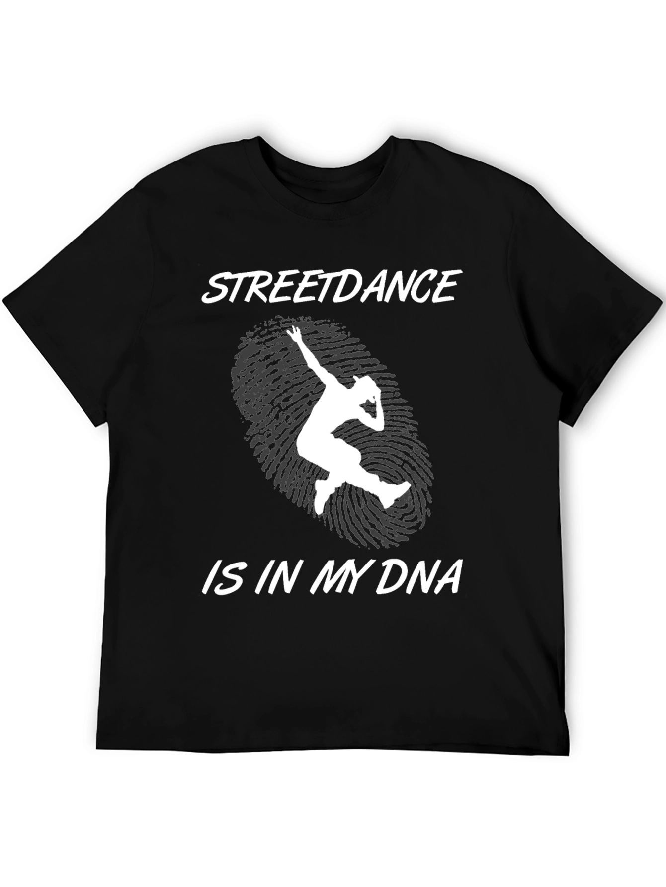 Streetdance DNA Graphic Tee - Black Cotton T-Shirt